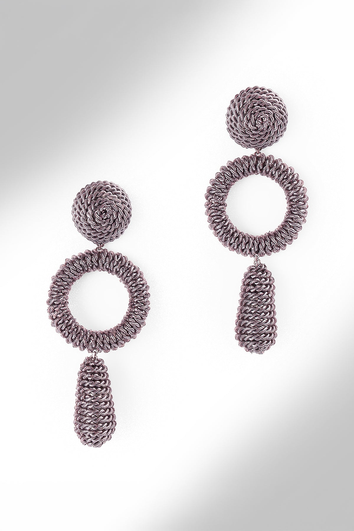 Grey Mukri Earrings
