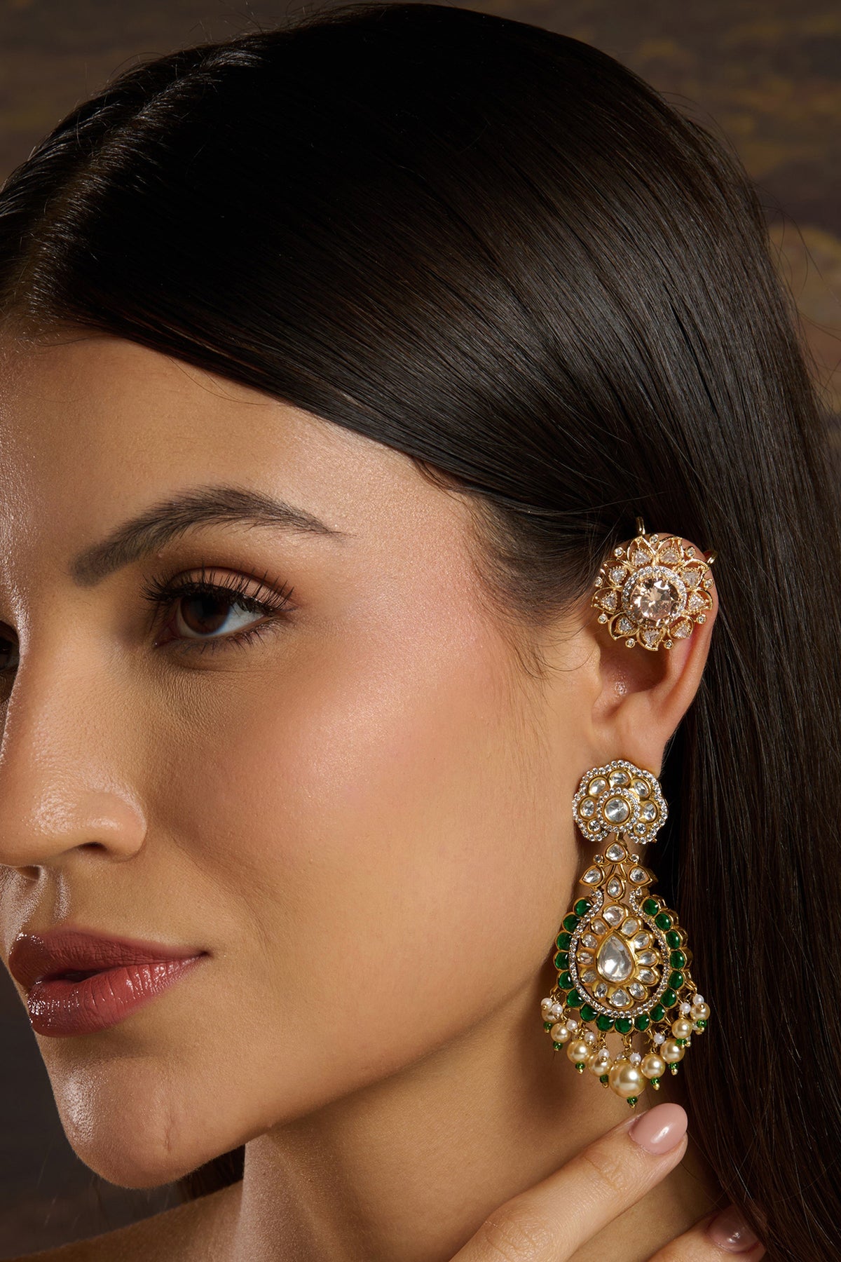 Green Mizuki Earrings