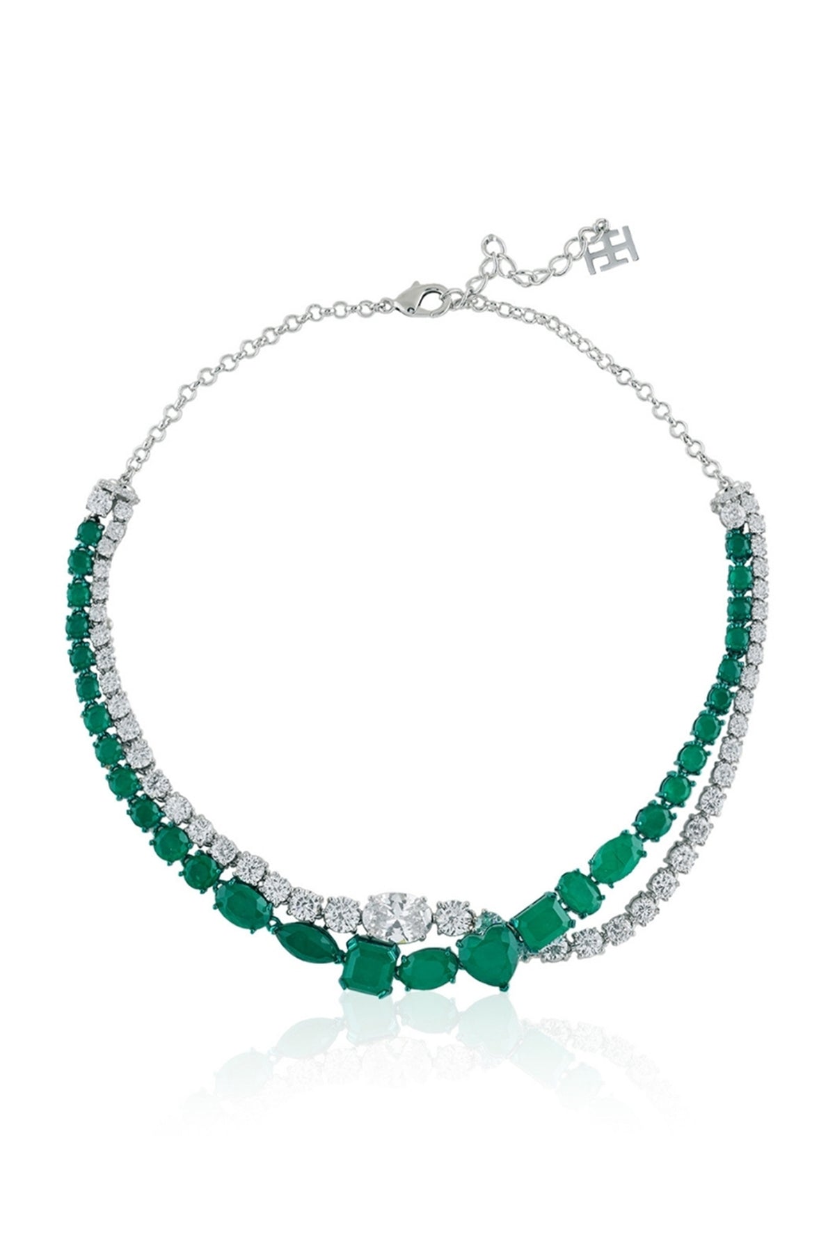 Estate Emerald Botox Necklace