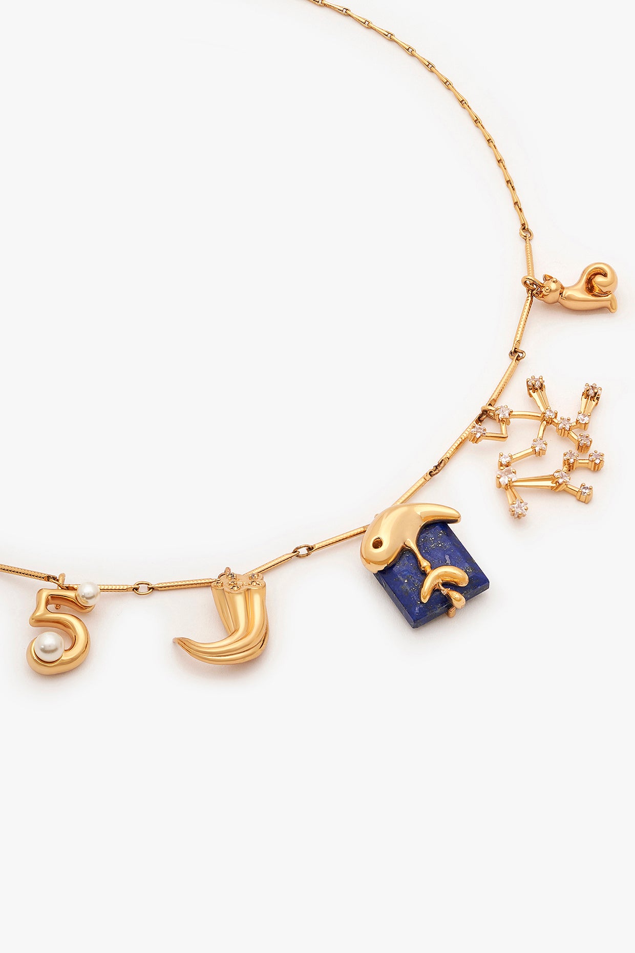 22kt Gold Sagittarius Charm Necklace