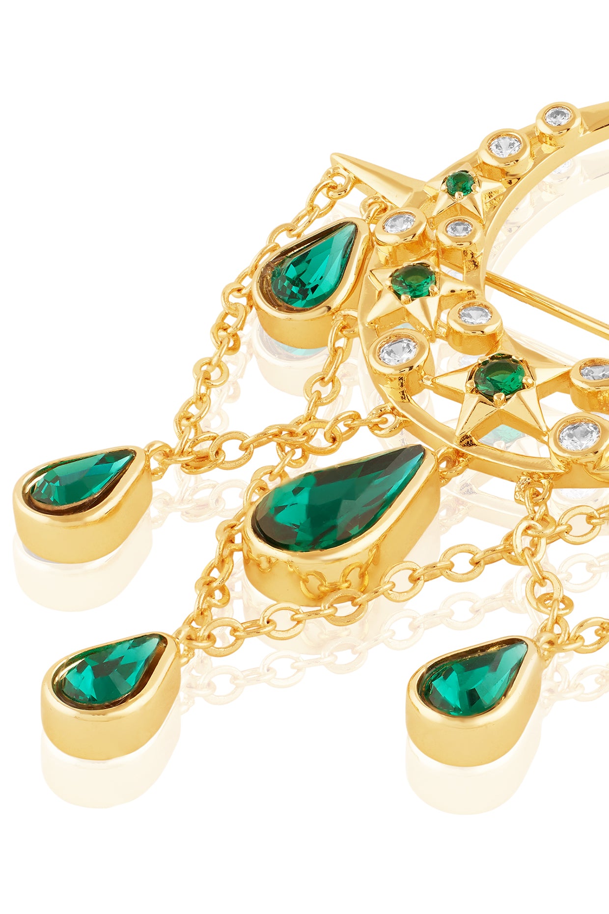 Aurelian Brooch In 18Kt Gold Plated