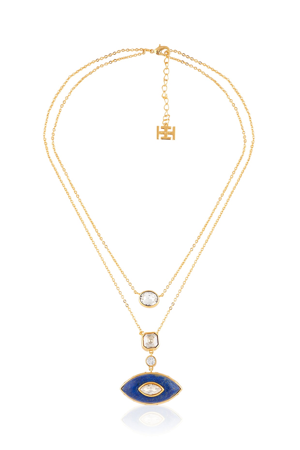 Arche Layered Necklace 18kt Gold Plated