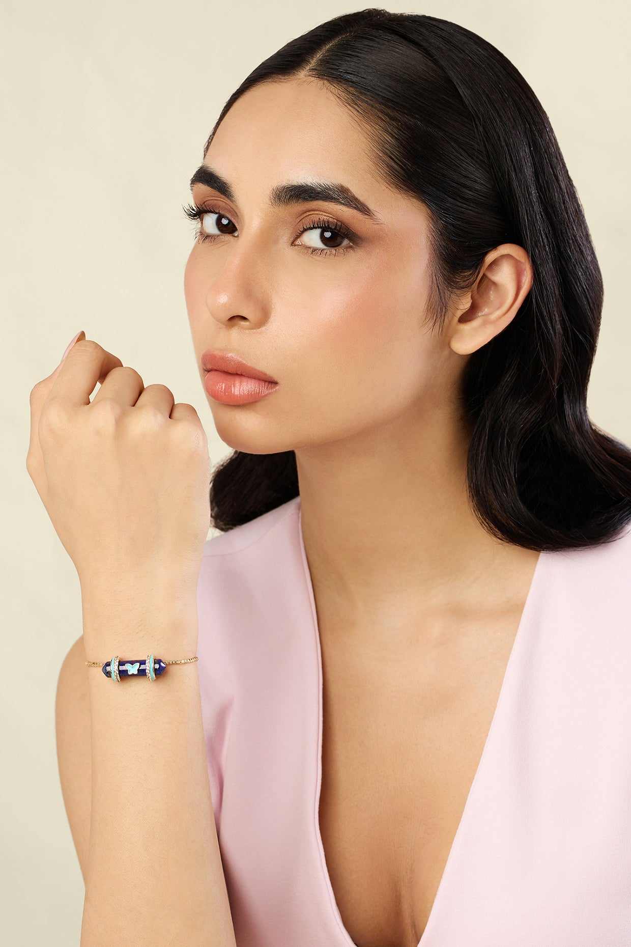 Celestial Core Bracelet In 18kt Gold Plated