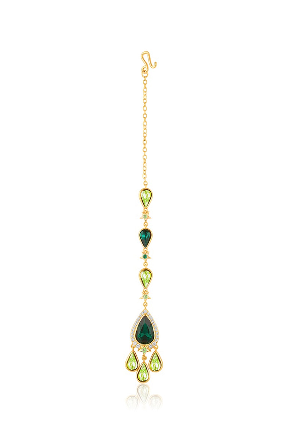 Evandra Maang Tikka In 18Kt Gold Plated