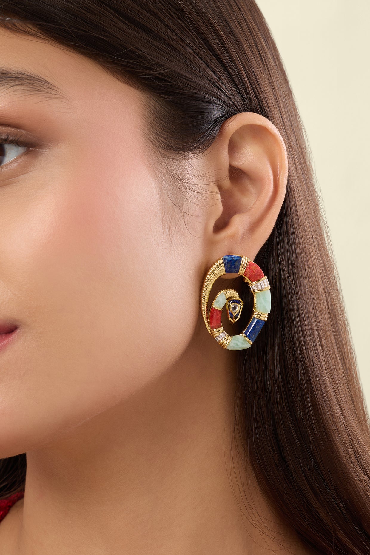 Stellara Statement Studs 18kt Gold Plated
