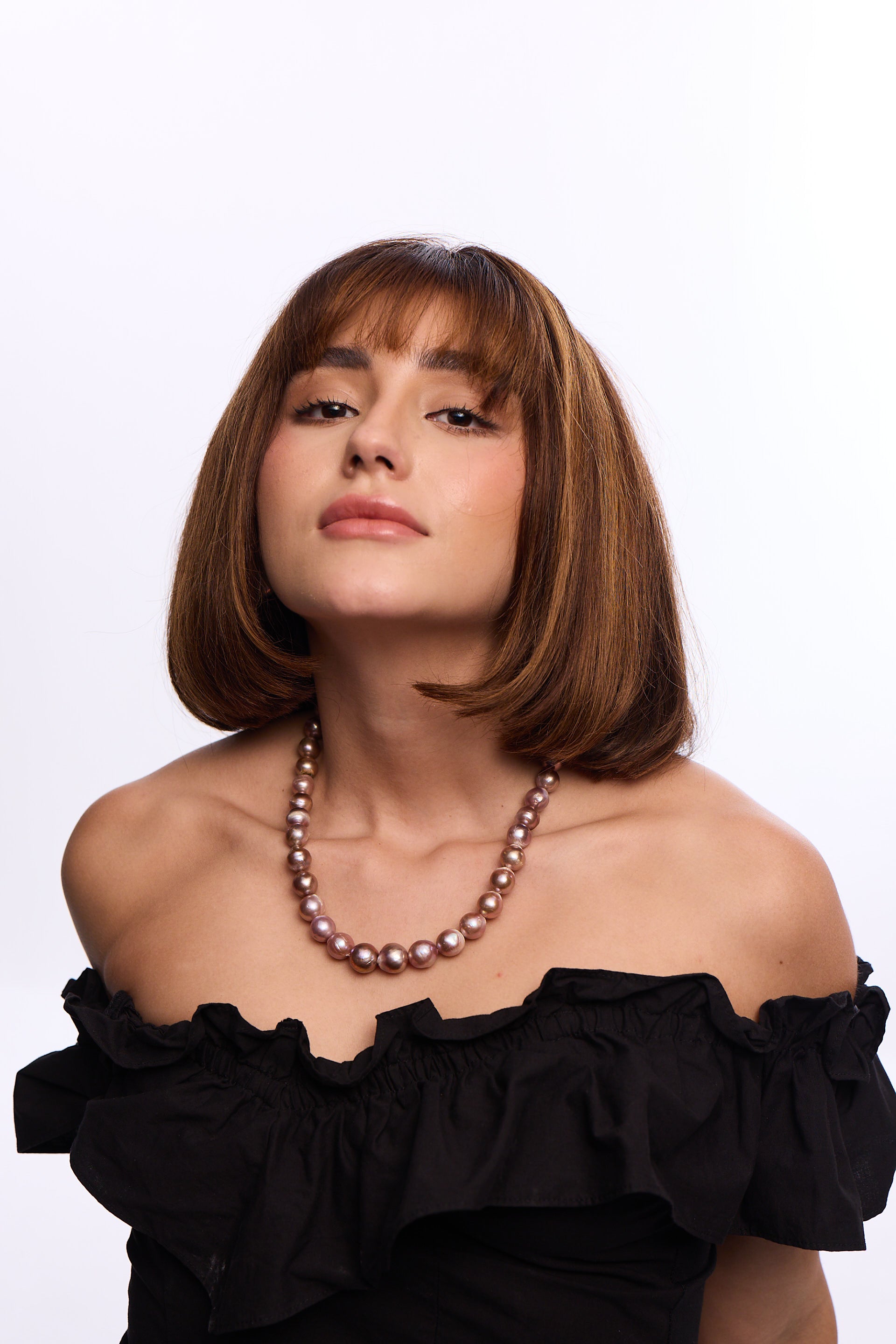 Baroque Pearl Single - Brown