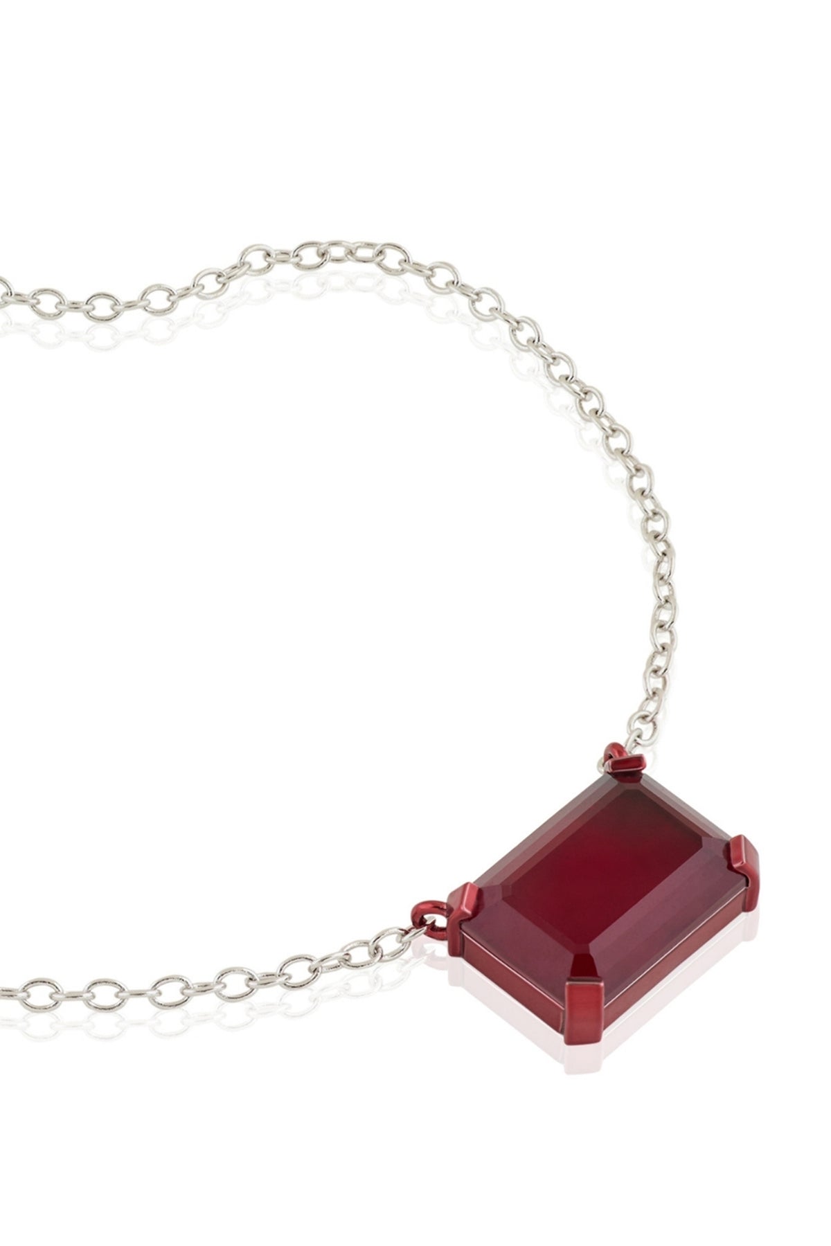 Ruby Botox Pendant Necklace