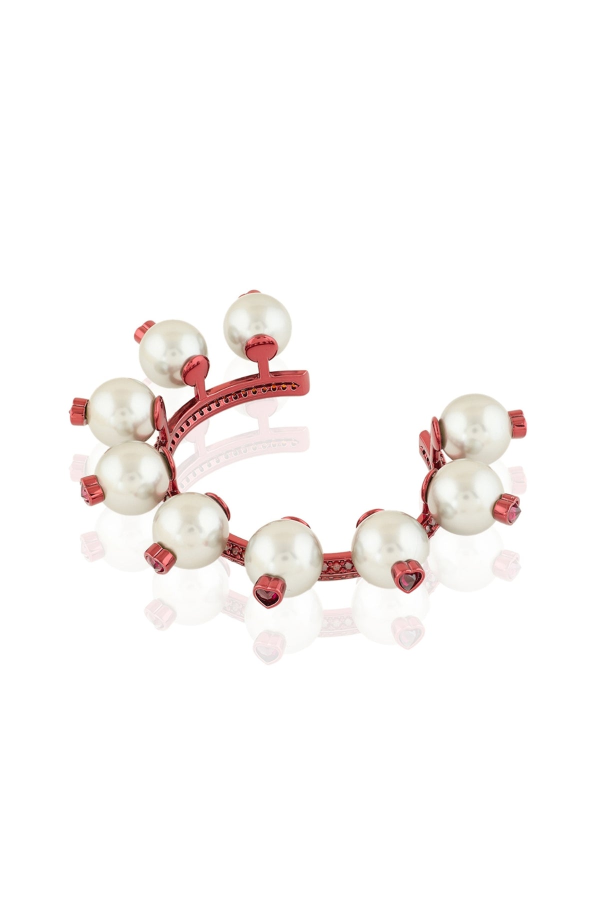 Regency Pearl Ruby Cuff