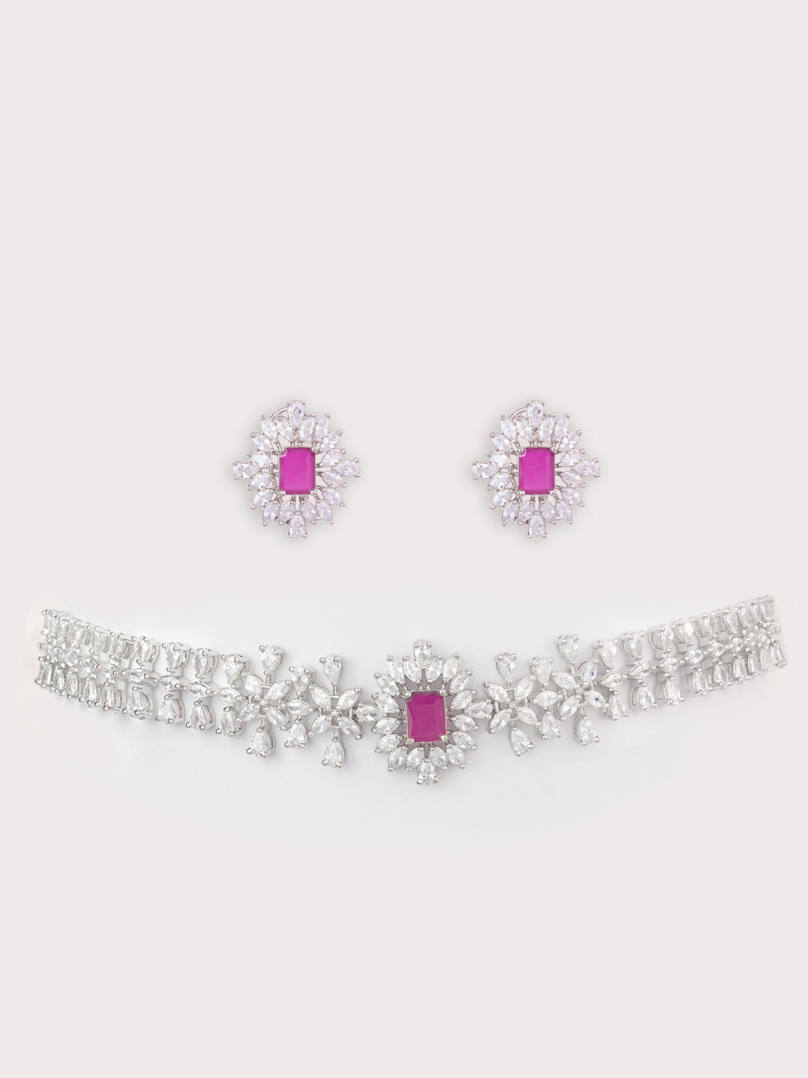 Myra Pink Diamond Choker