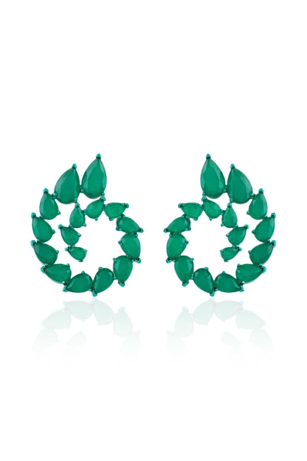 Regent Emerald Botox Earrings