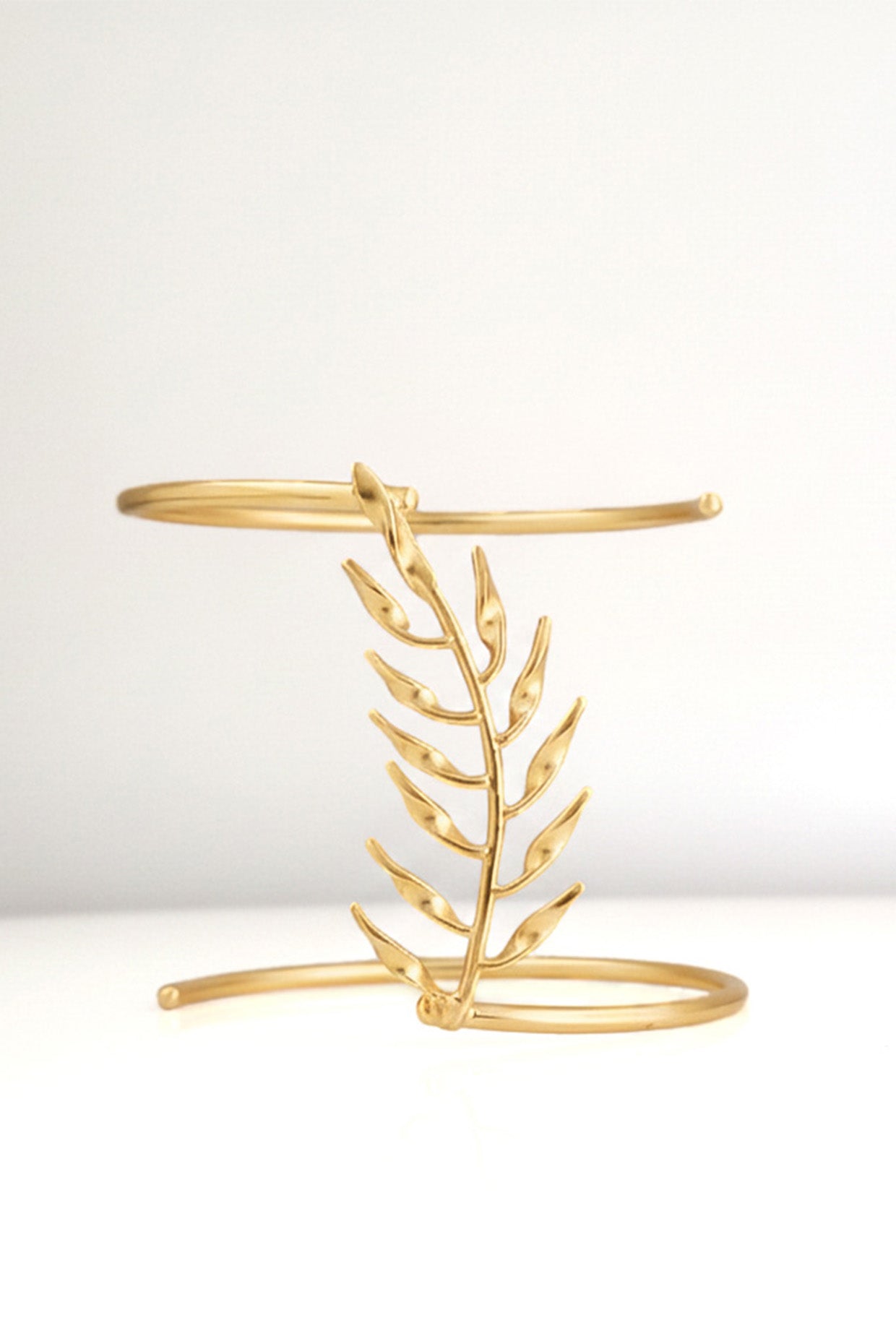 Sunlit Stalk Cuff Bangle