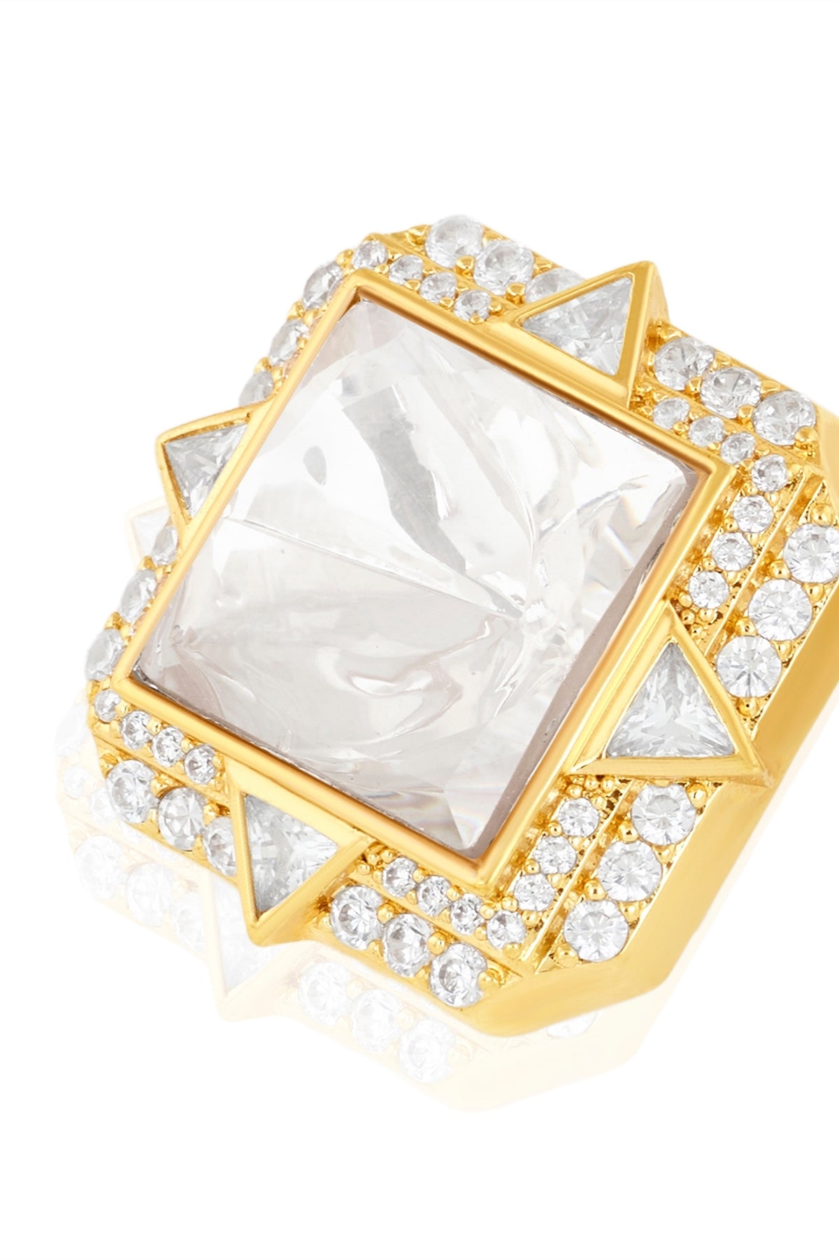 Polki Sitara Stud Earrings