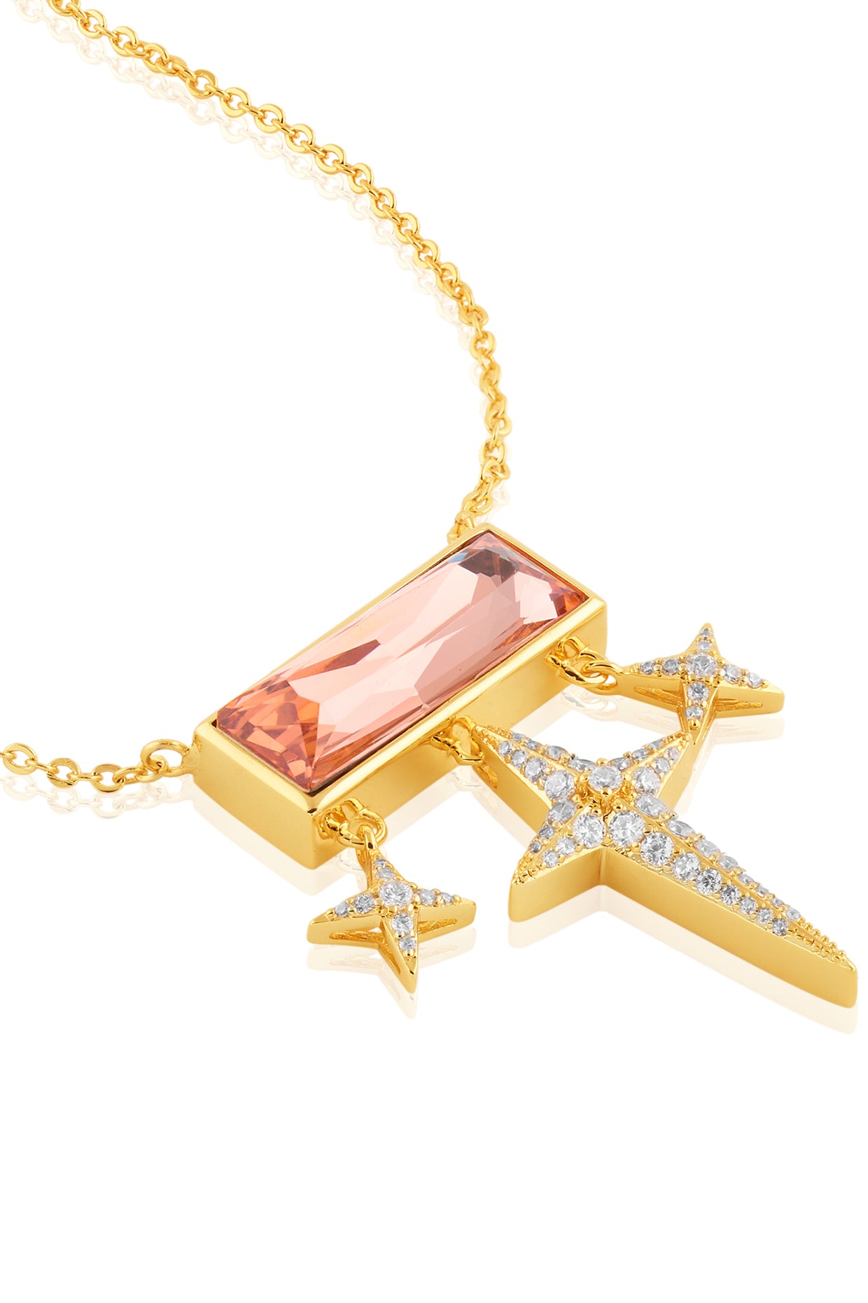 Riddle Pendant Necklace 18kt Gold Plated