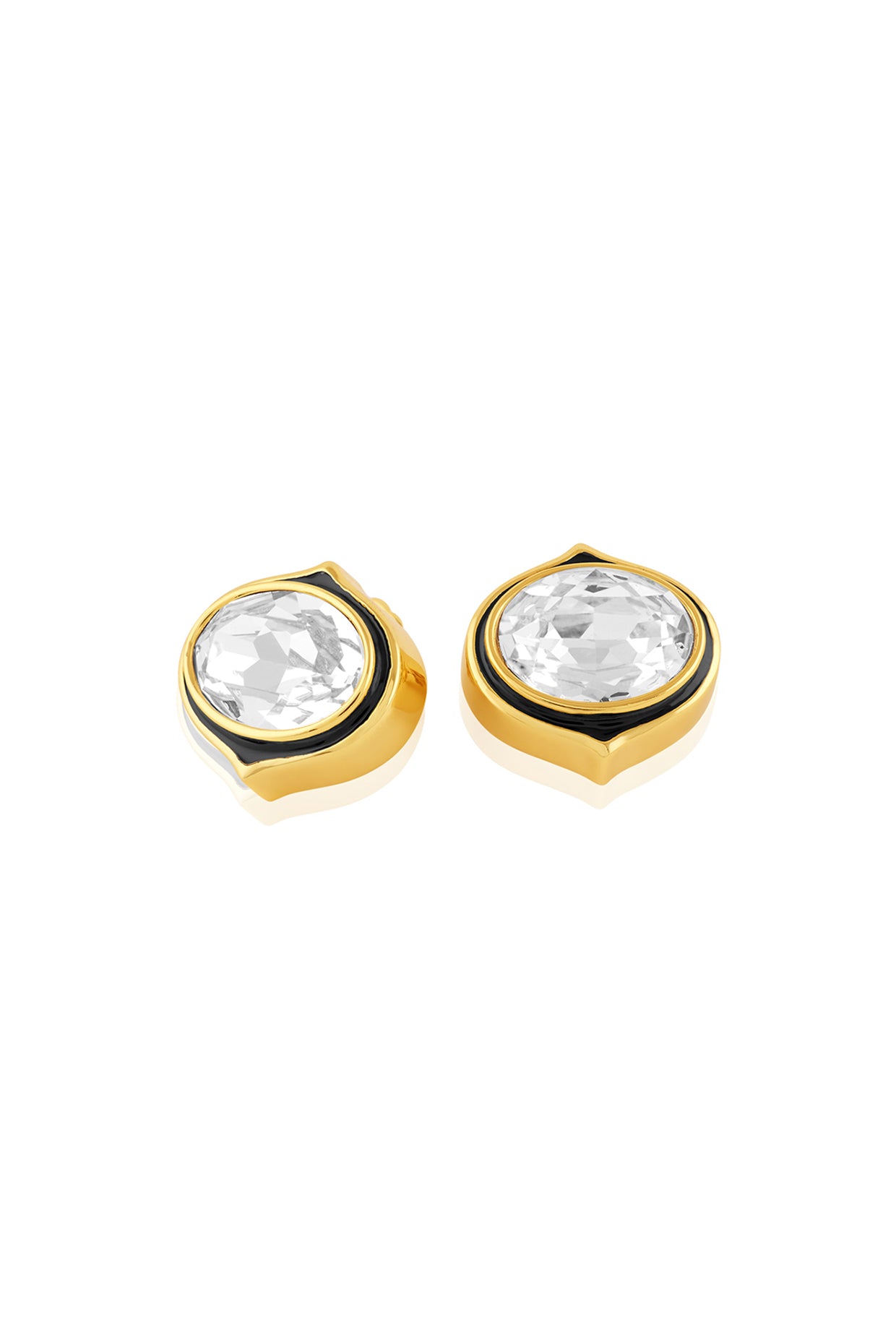 The Seer Studs 18kt Gold Plated