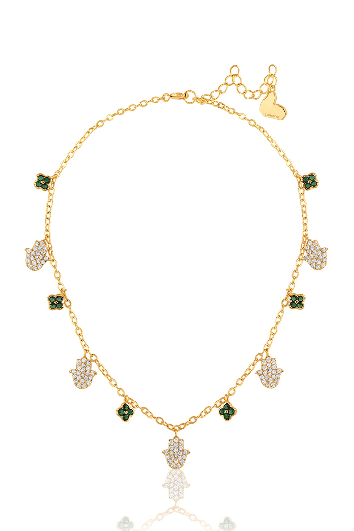 Guardian Glow Necklace In 18kt Gold Plated