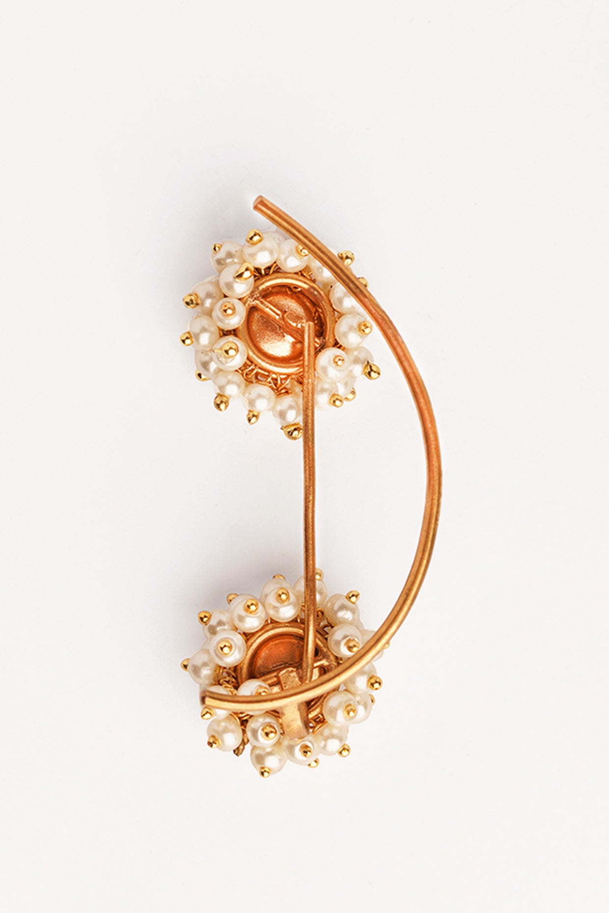 Pearl Bunch Ear Clip worn by Keerthy Suresh