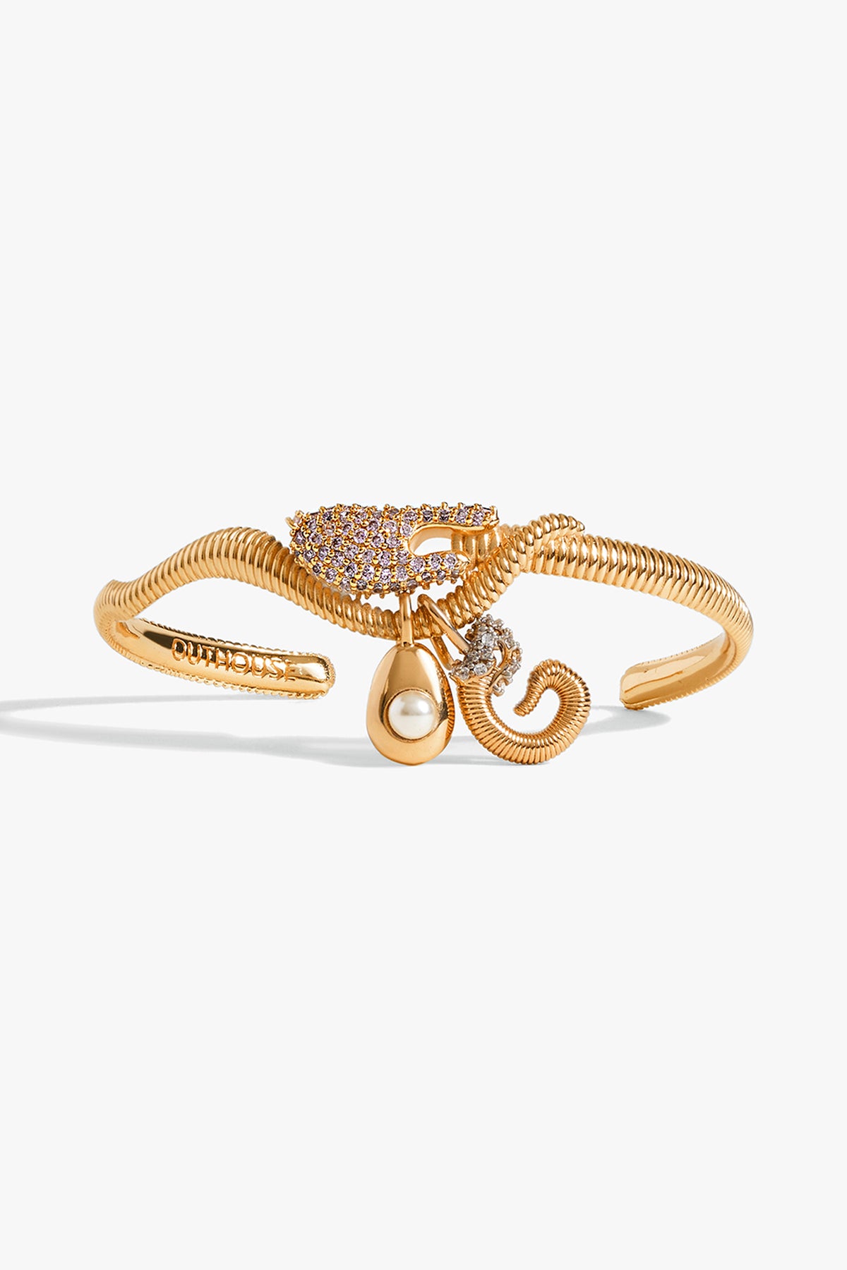 KOKO Alphabet Cuff in Champagne