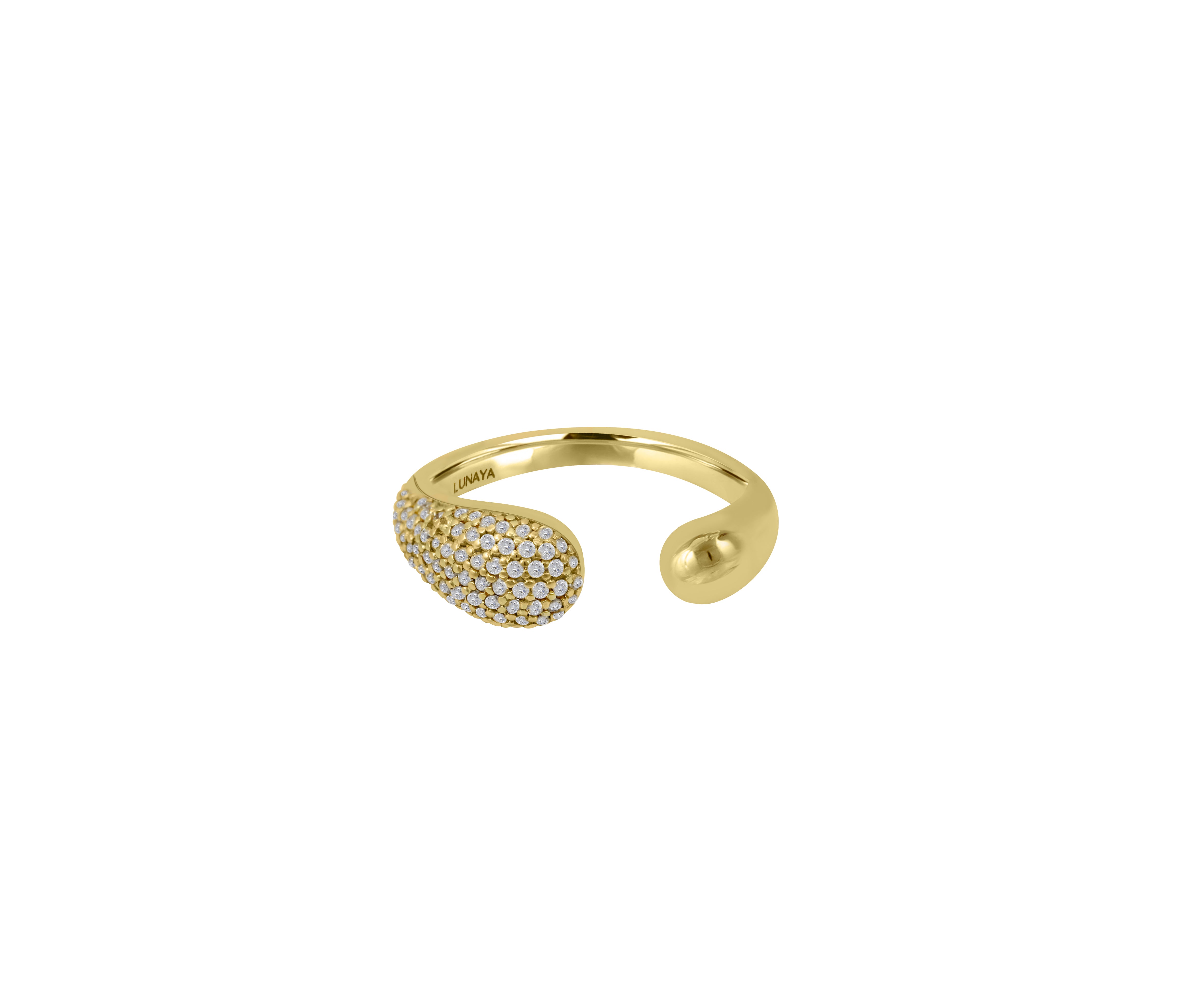 18Kt Gold Plated Zircon Band