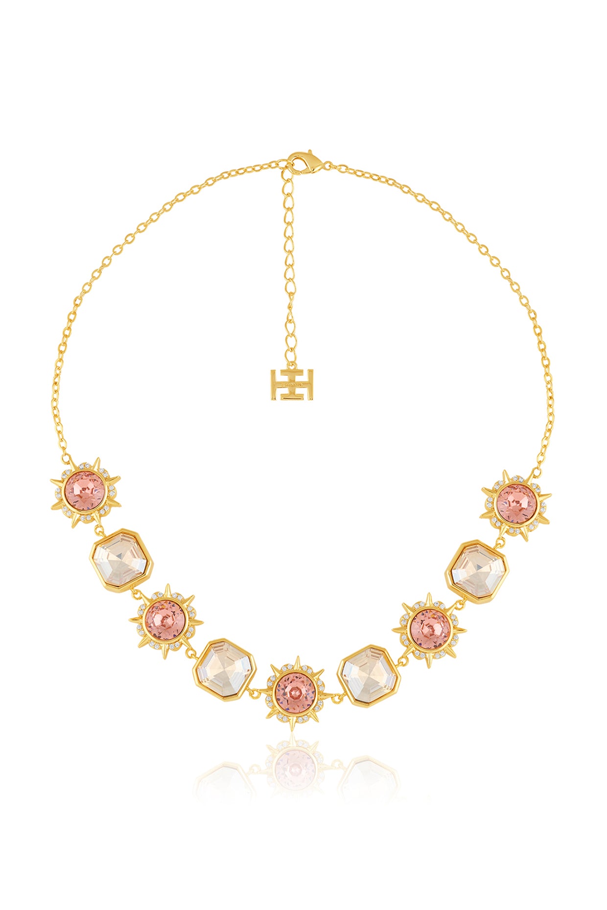 Orelia Collar Necklace 18kt Gold Plated