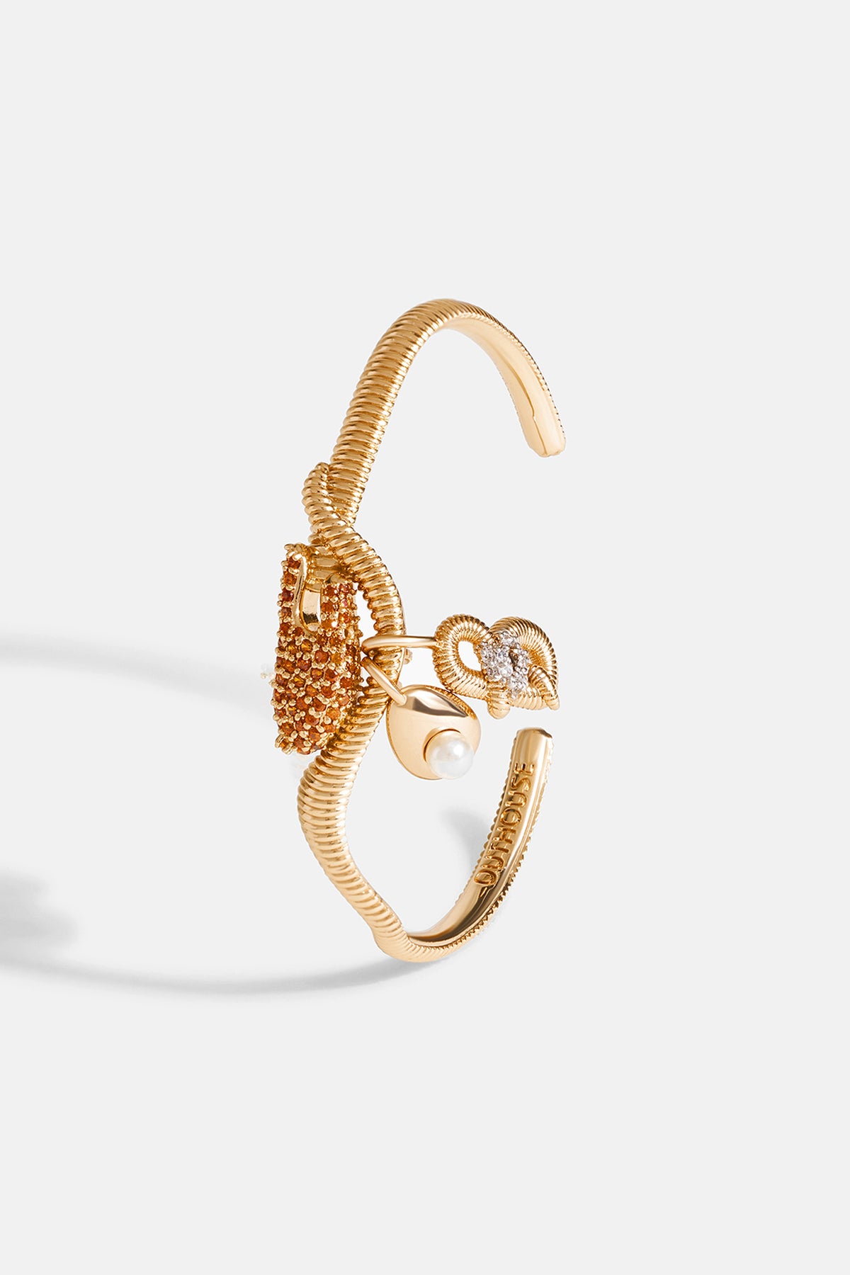 KOKO Alphabet Cuff in Rosé