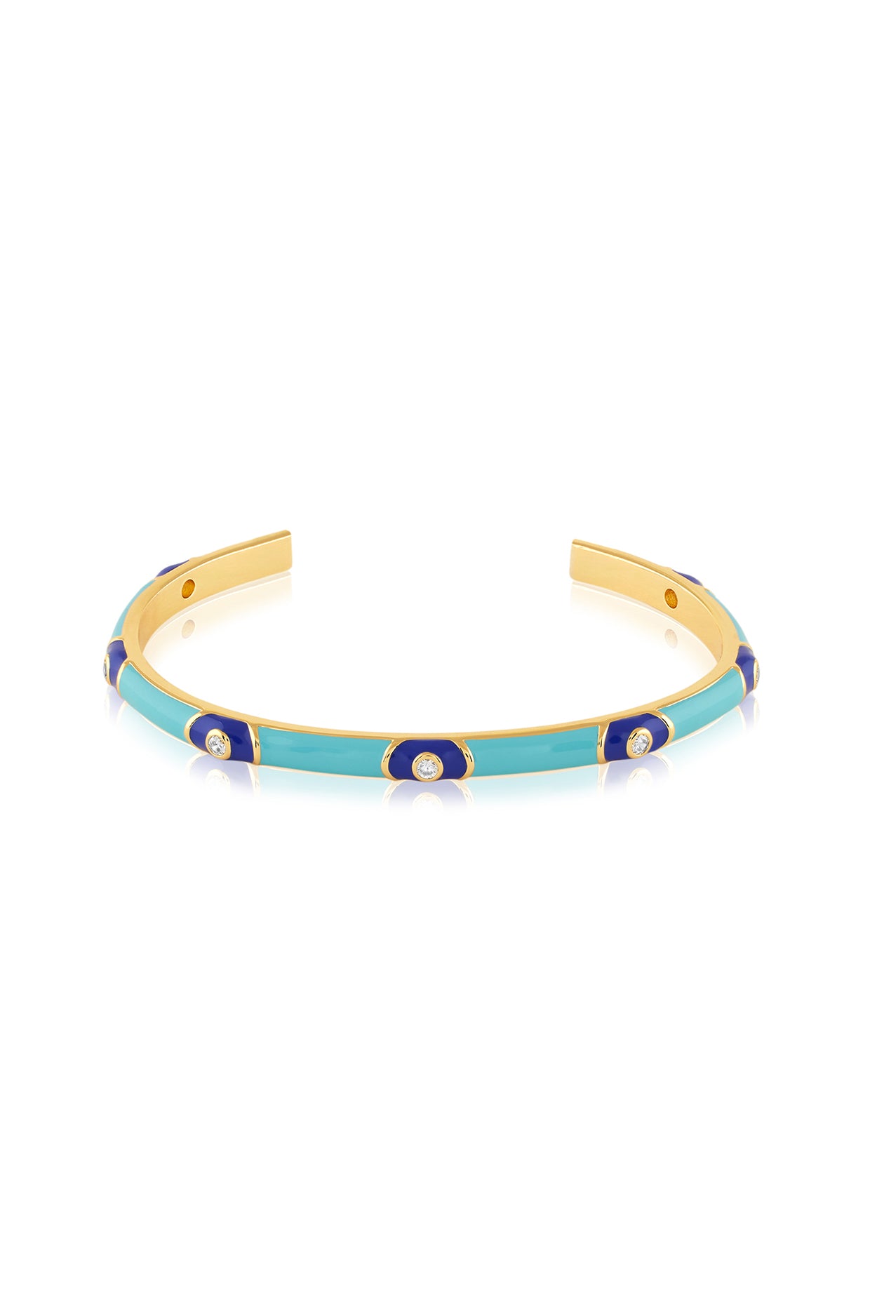 Mystic Guard Cuff In 18kt Gold Plated