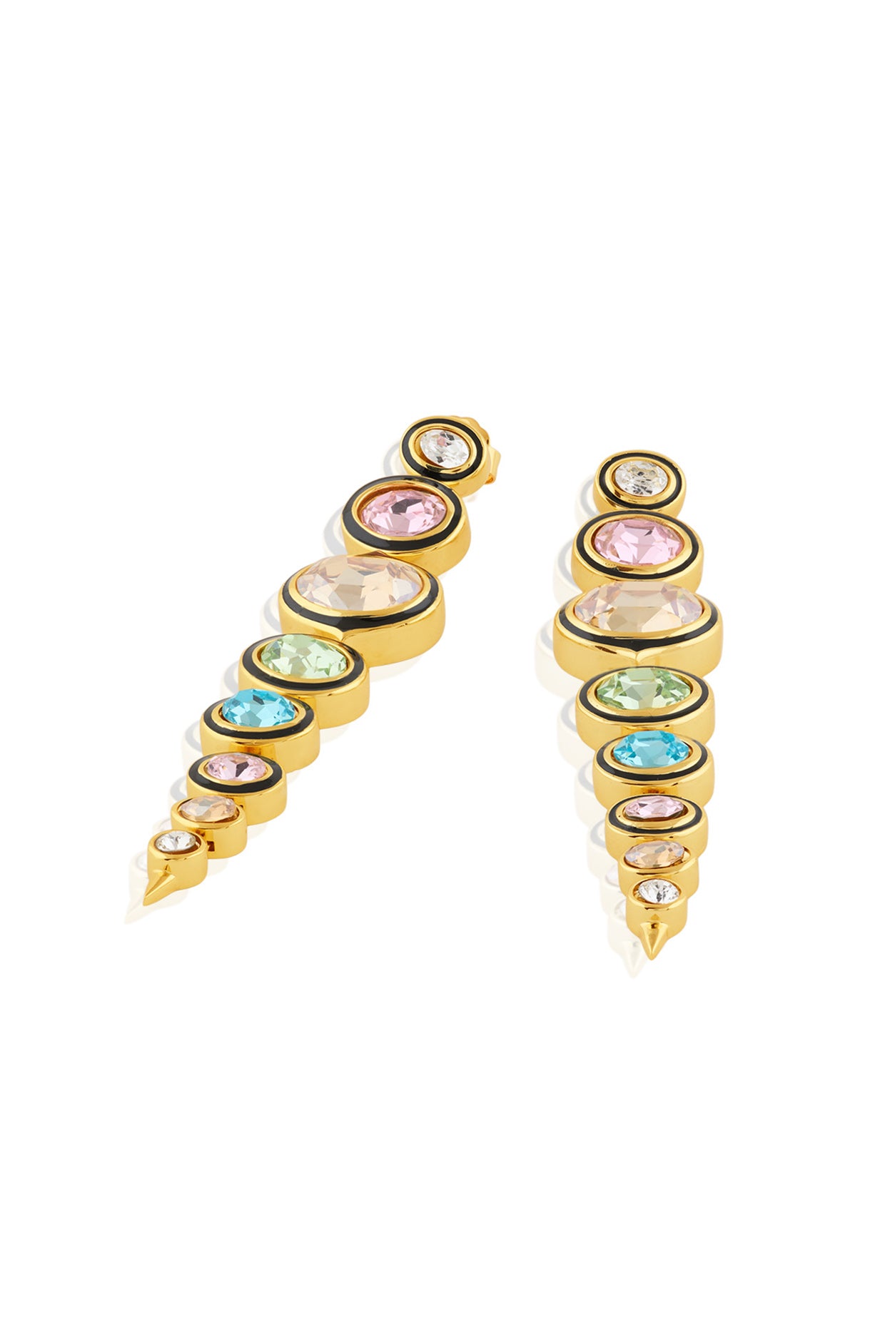 Iskra Statement Danglers 18kt Gold Plated