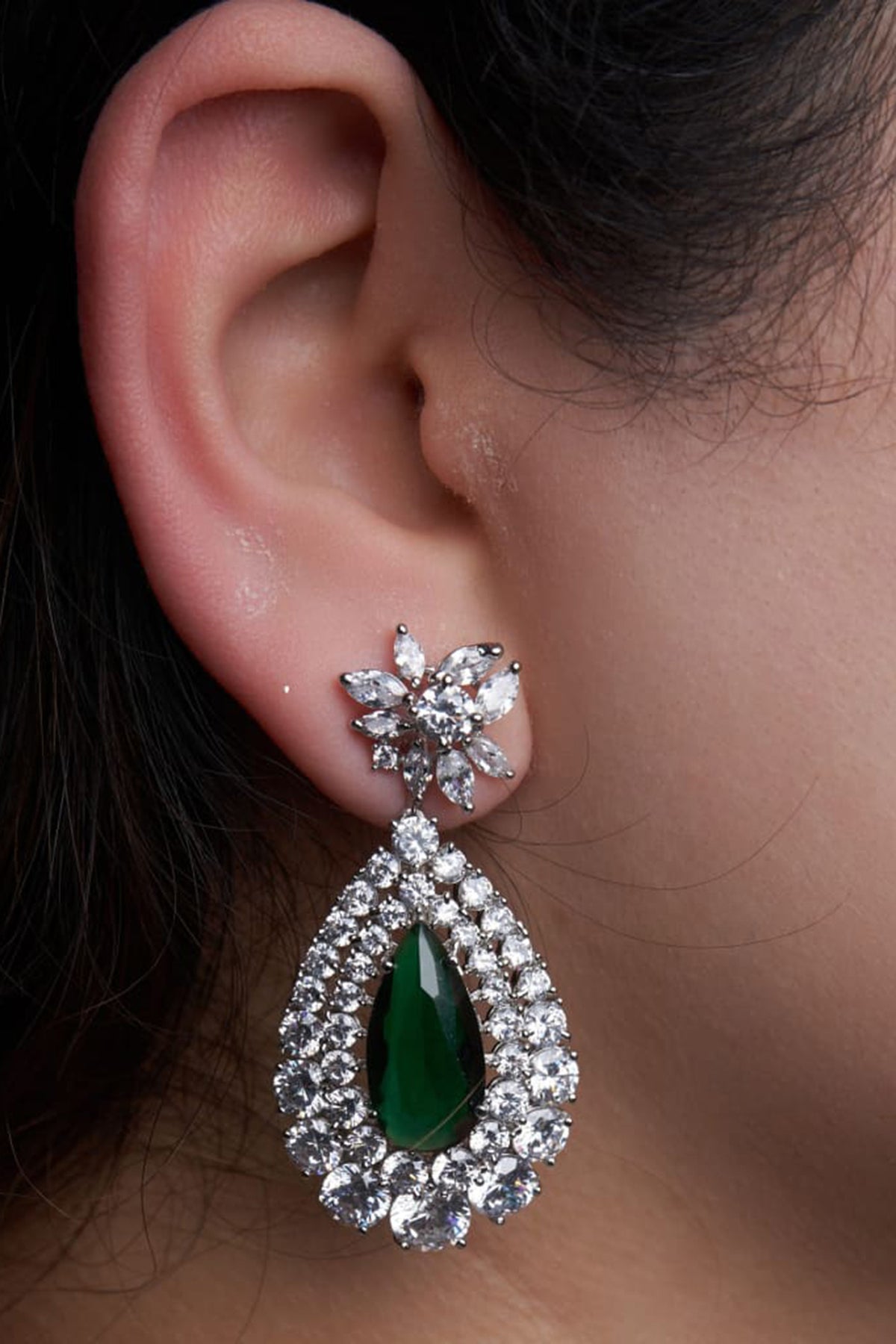 Green Saisha Earrings