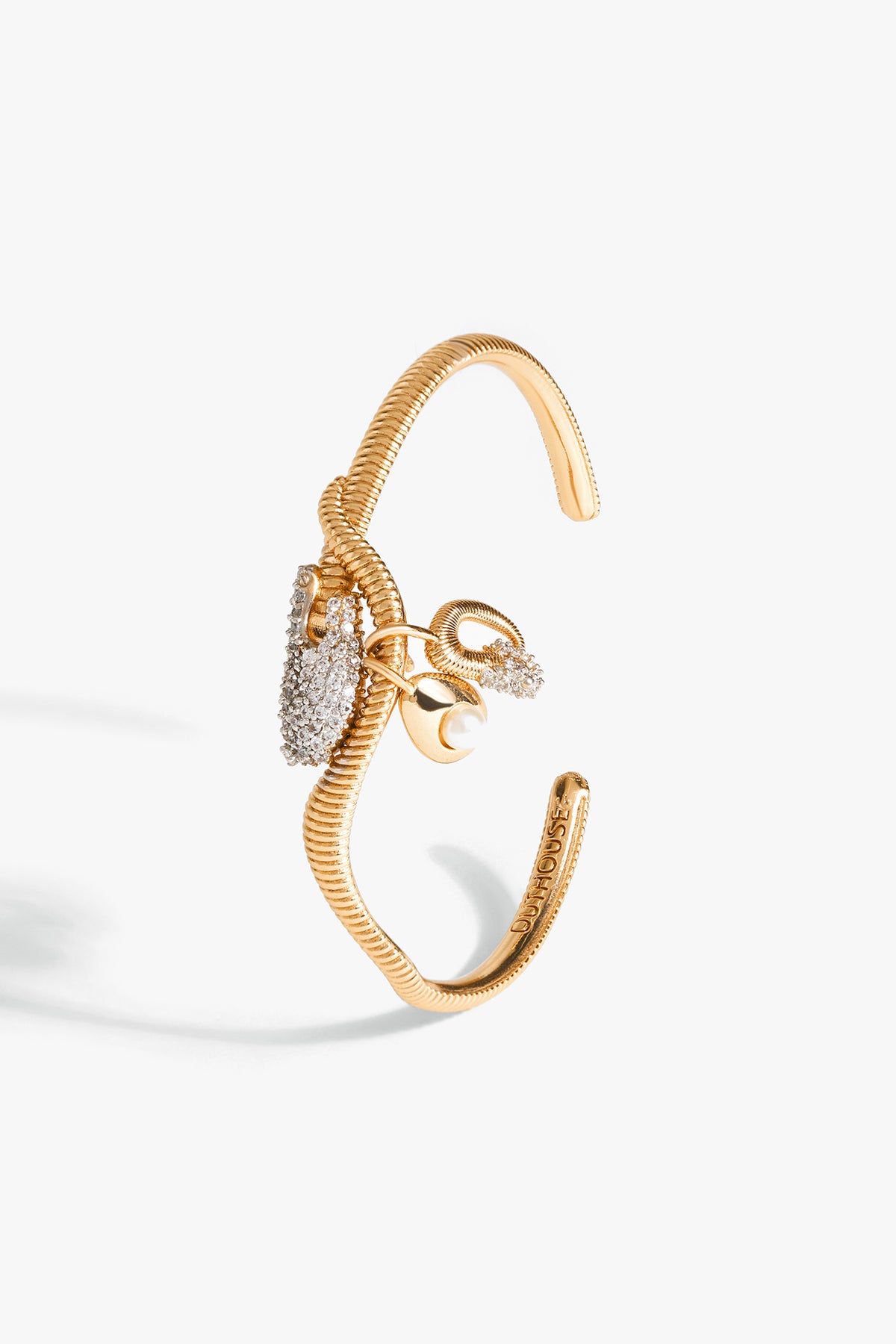 KOKO Alphabet Cuff in Blue Mist