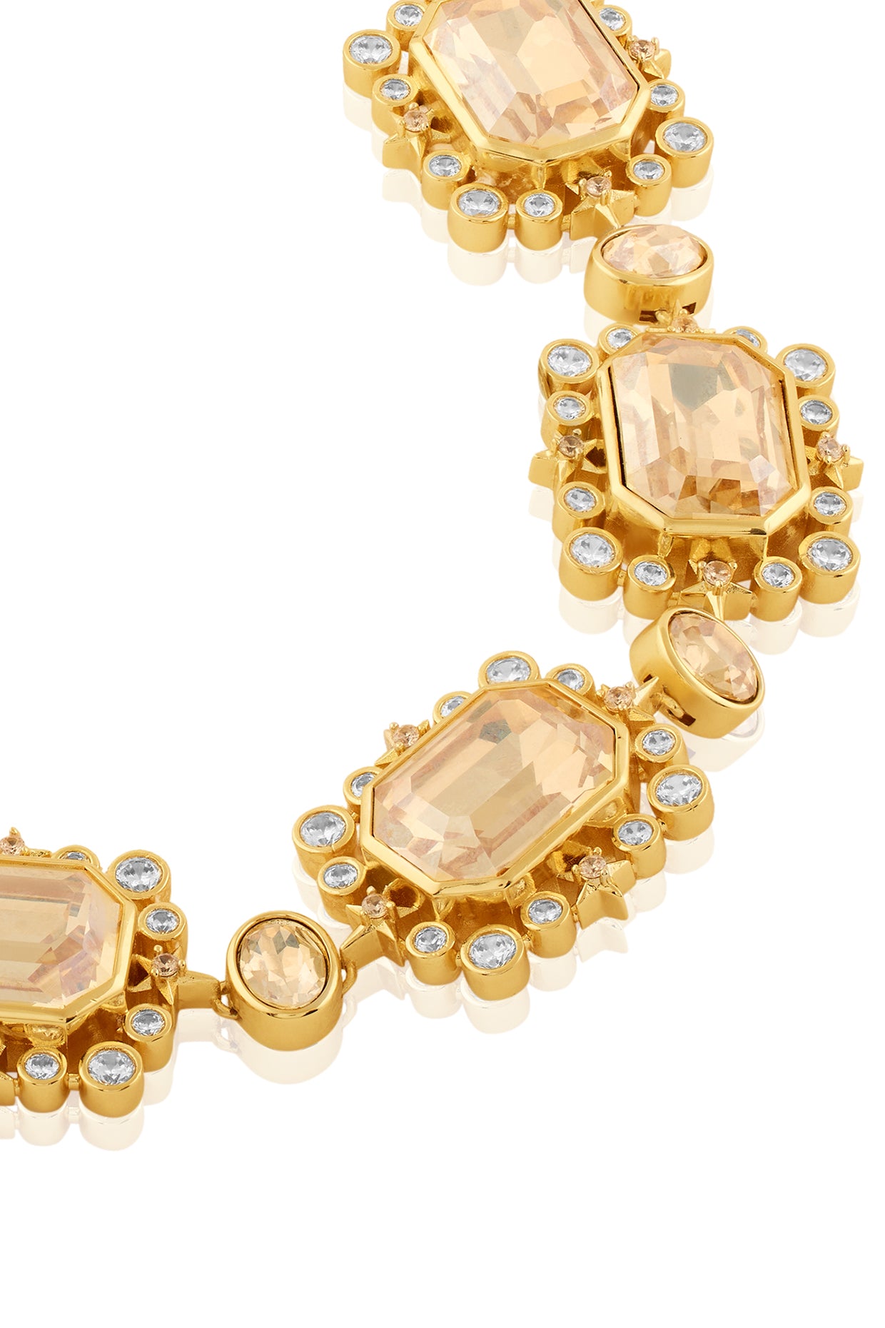 Orbitra Choker Necklace In 18Kt Gold Plated