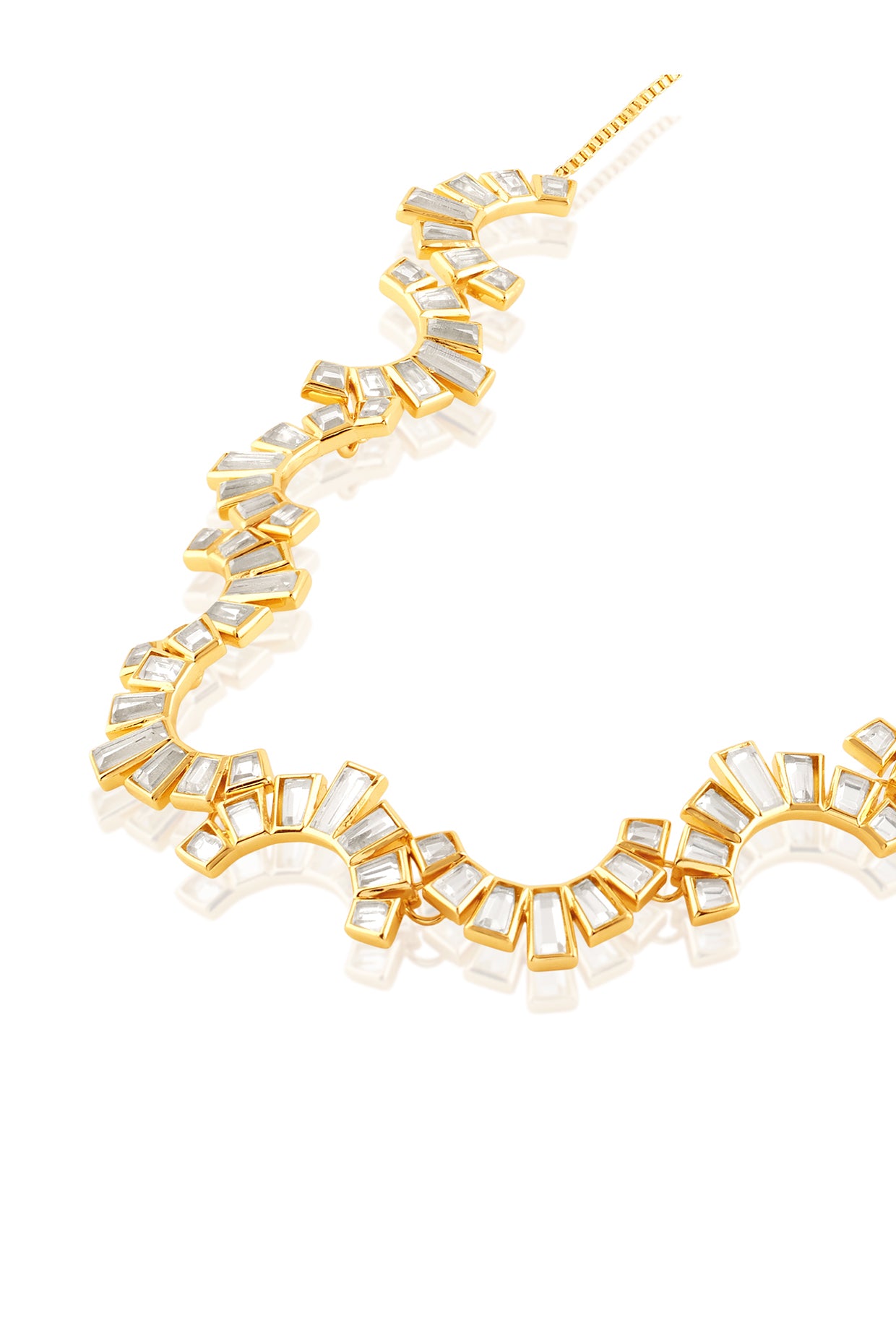 Veevo Choker Necklace In 18Kt Gold Plated