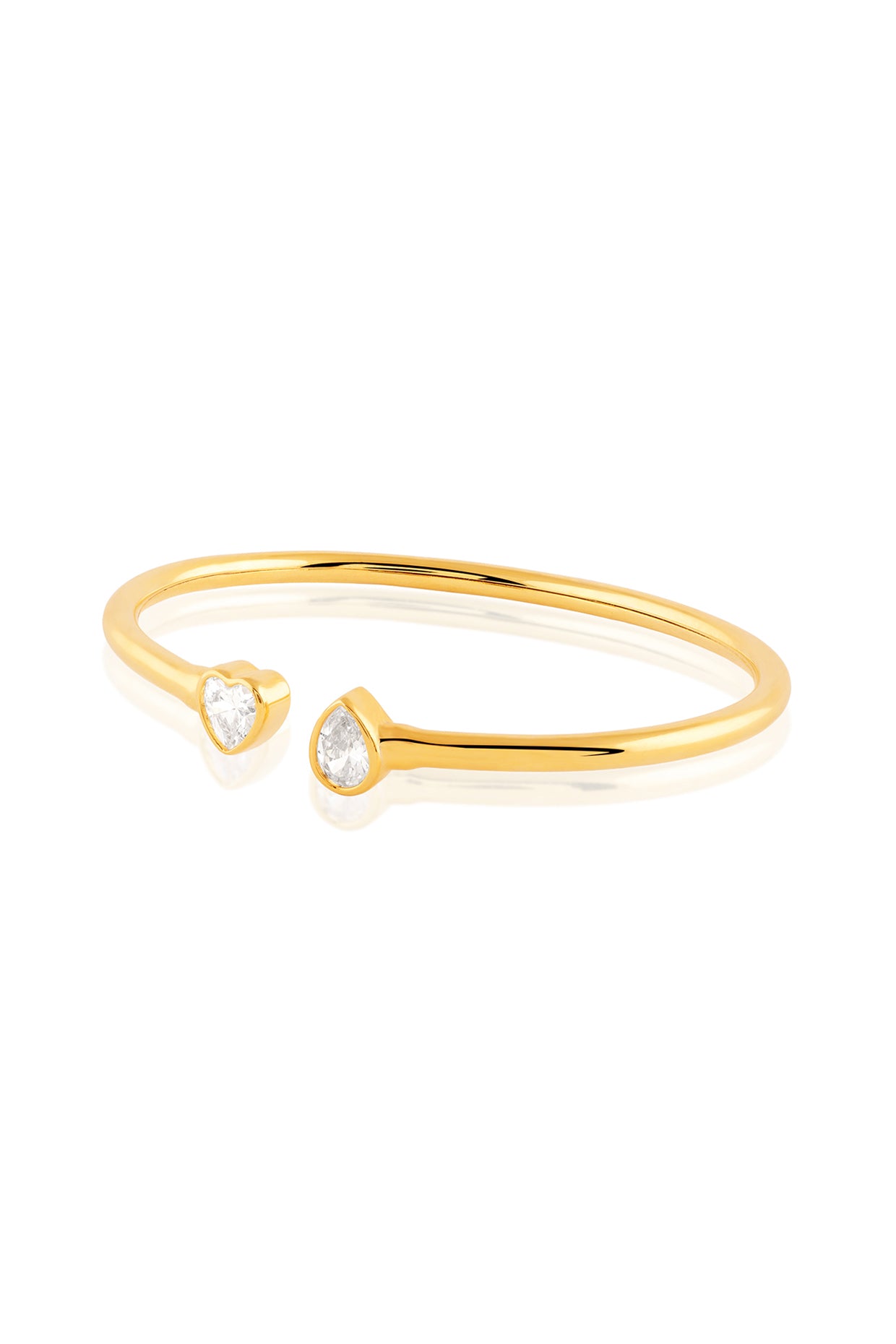 Nuitra Cuff Bracelet In 18Kt Gold Plated