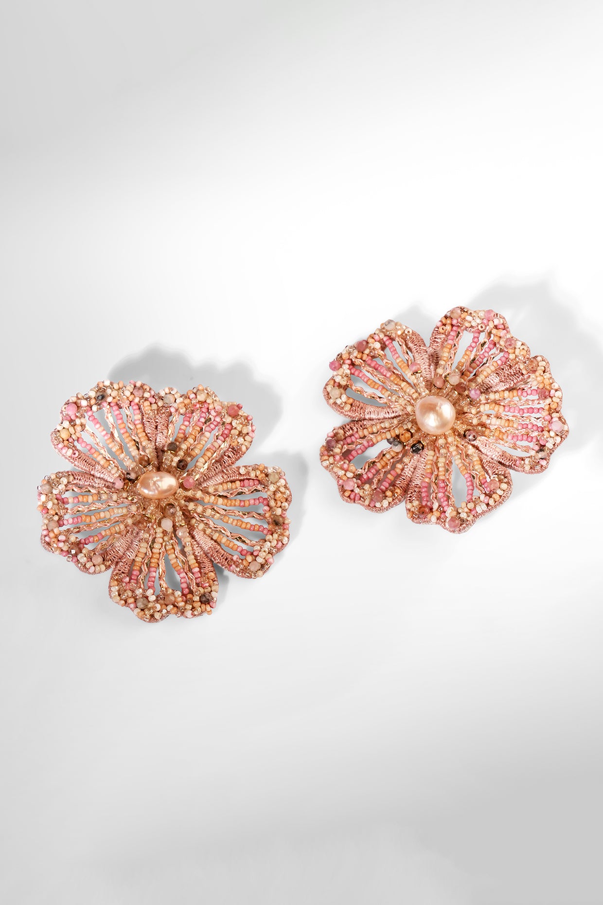 Dusty Pink Gregoriana Earrings