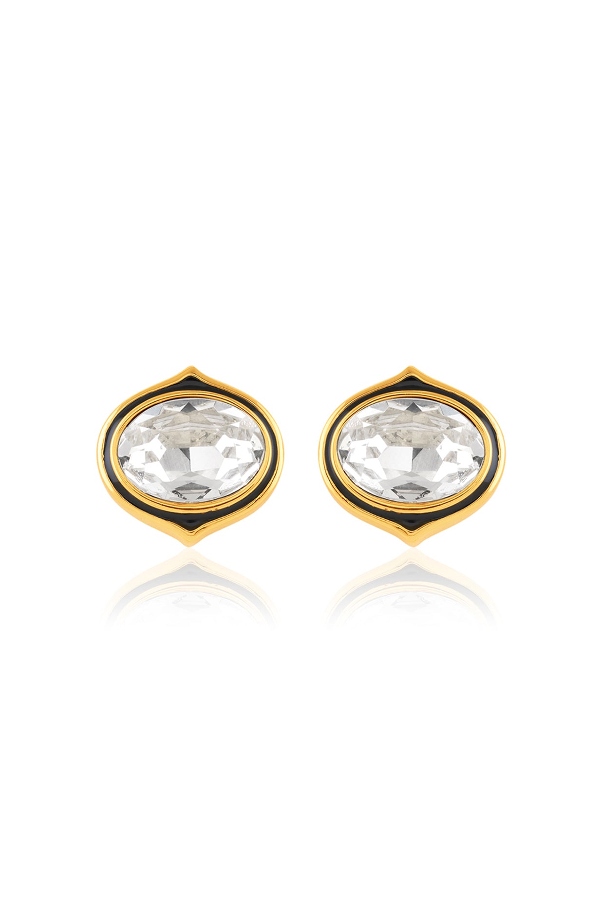 The Seer Studs 18kt Gold Plated