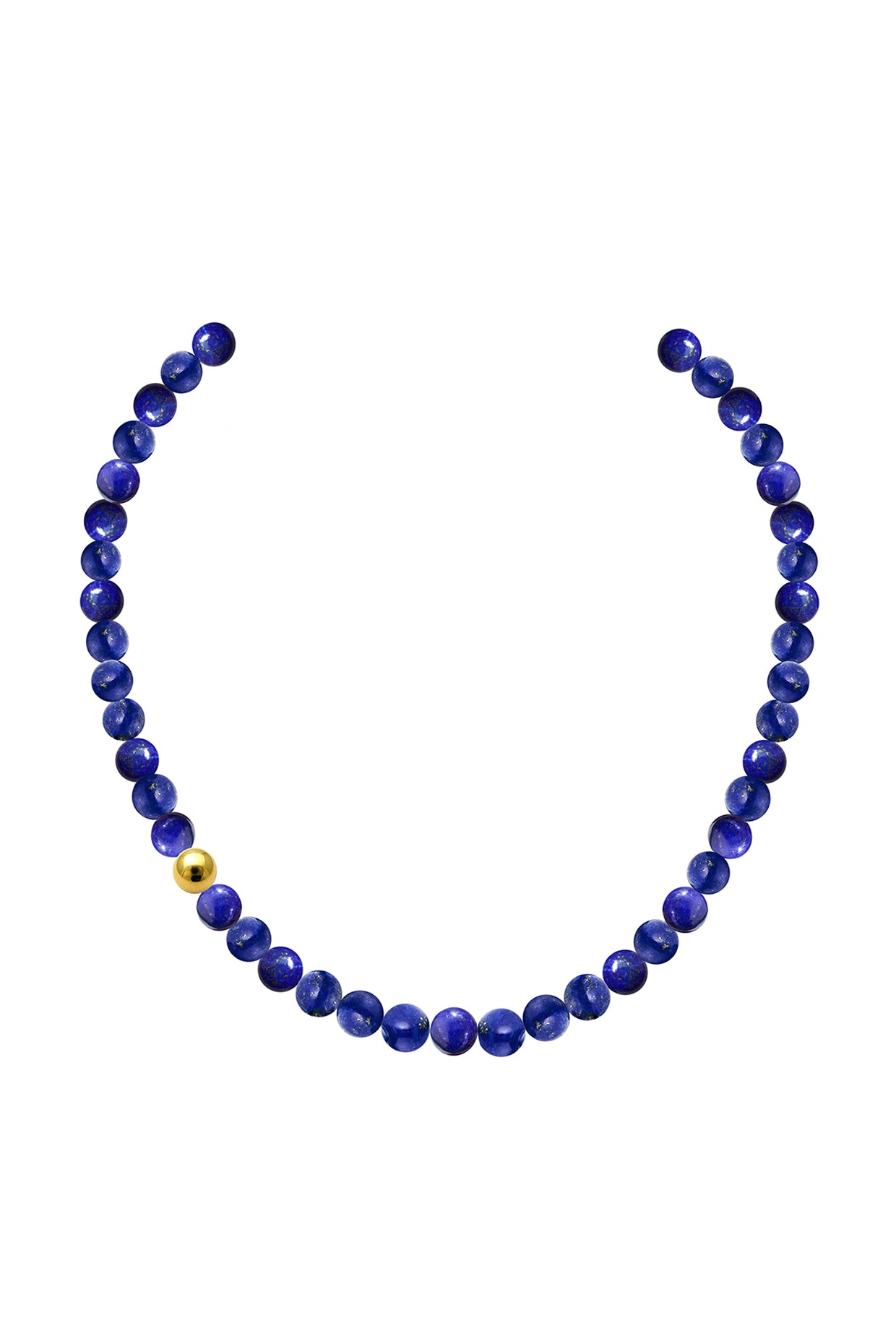 18Kt Gold Plated Midnight Gemstone Necklace