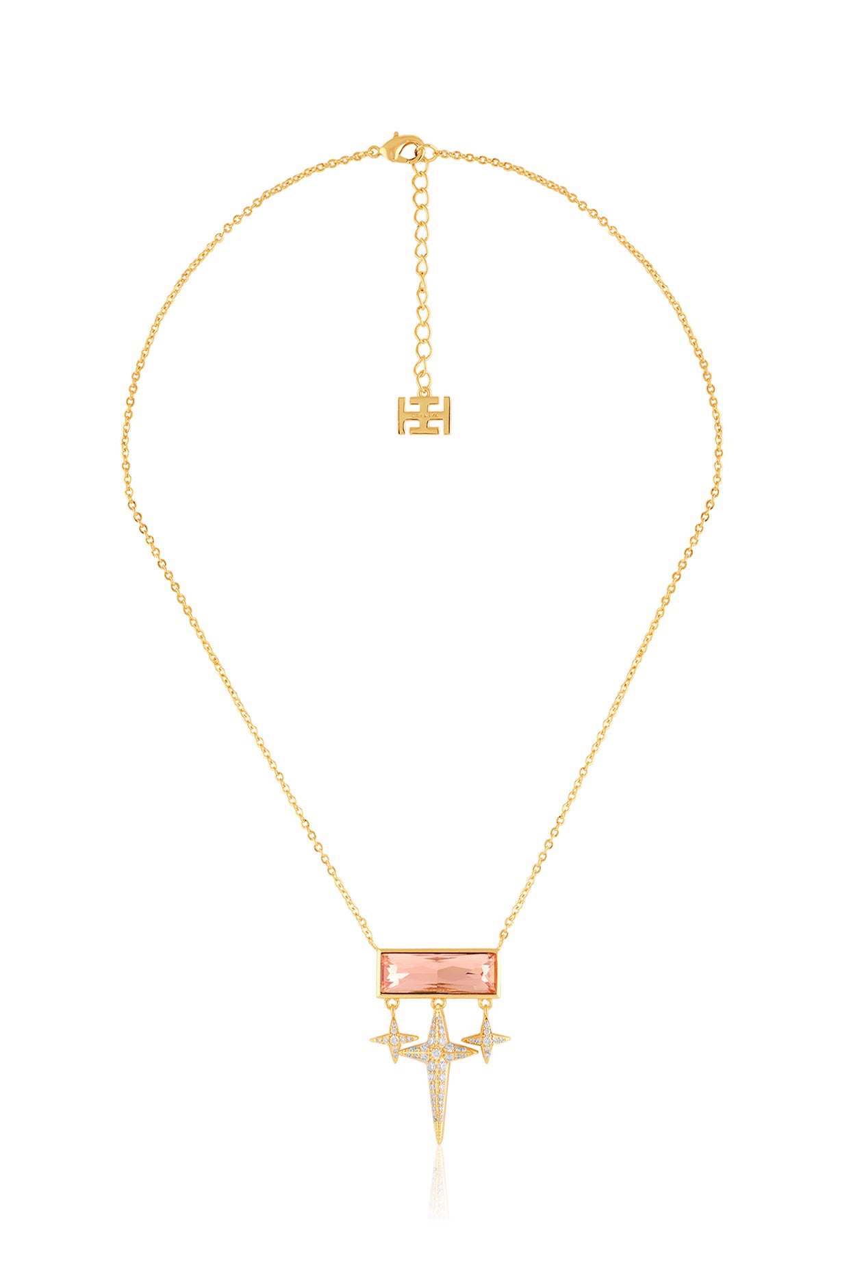 Riddle Pendant Necklace 18kt Gold Plated