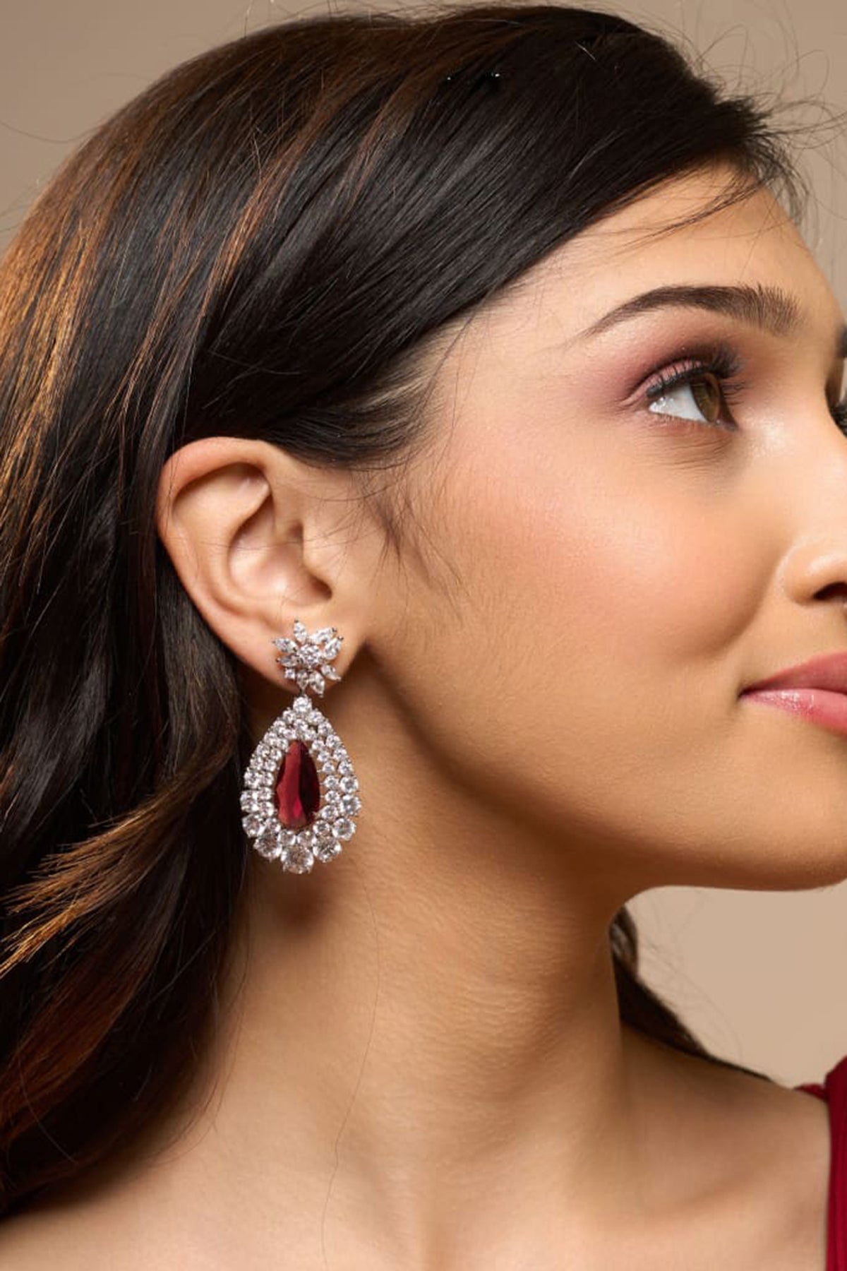 Red Saisha Earrings