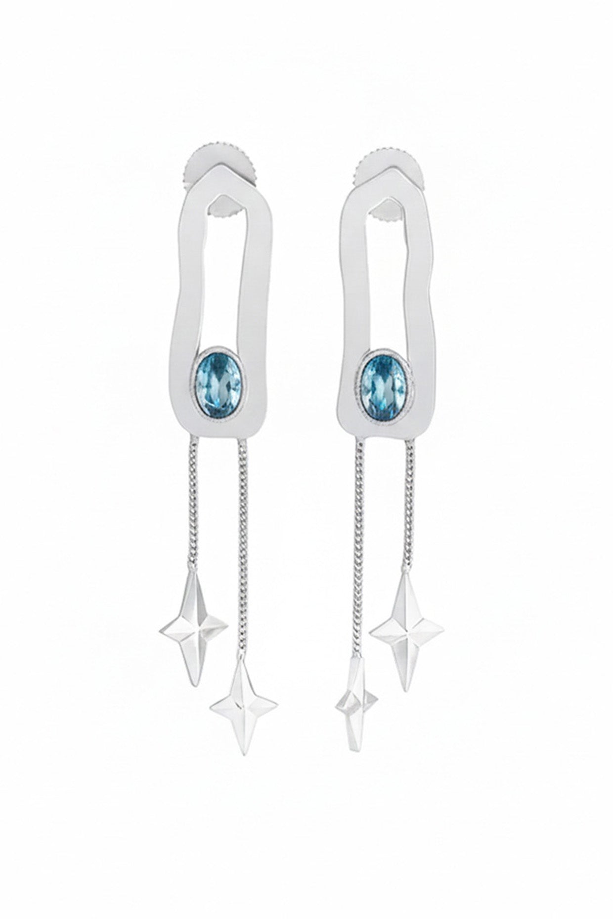 Silver Skies Dangle Earrings