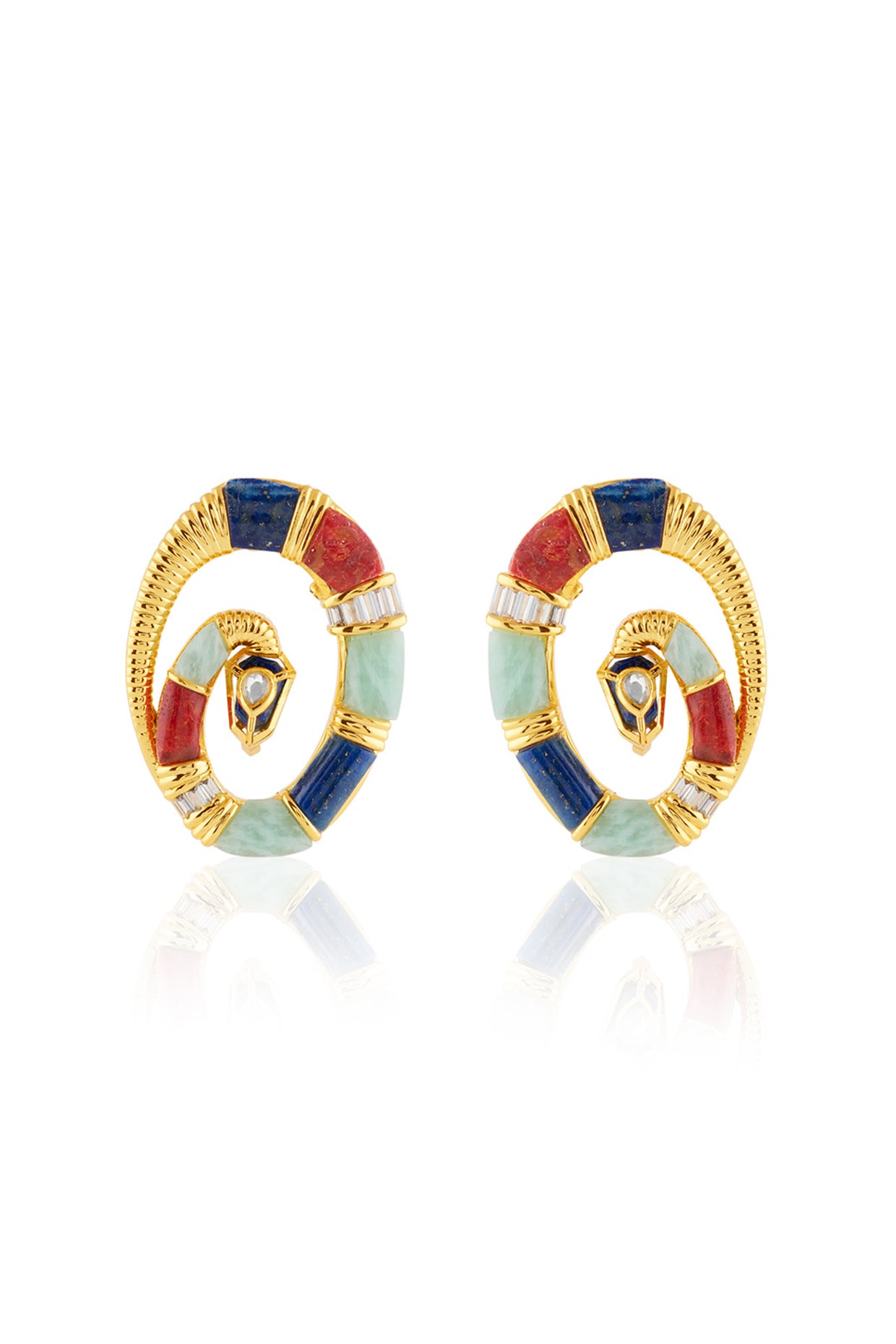 Stellara Statement Studs 18kt Gold Plated