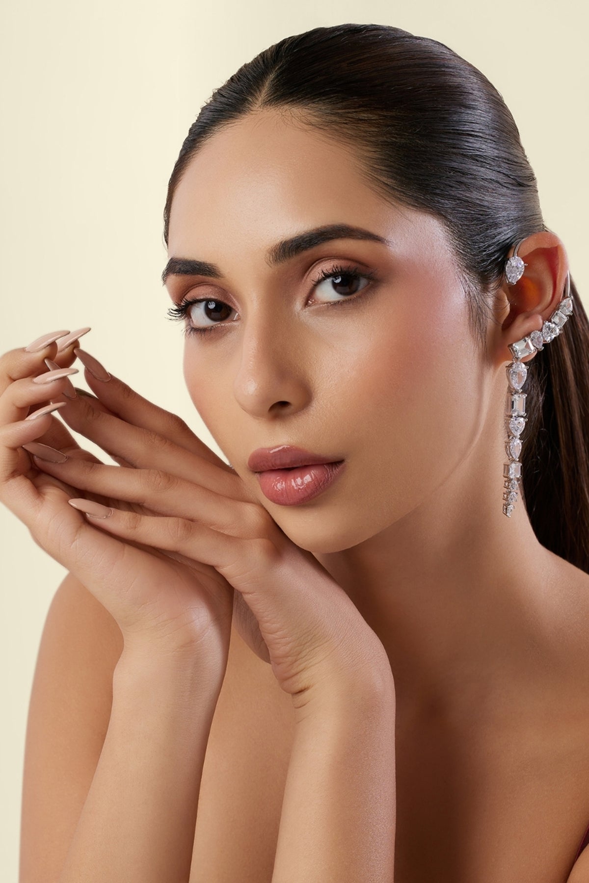 Iridesce Diamante Botox Ear Cuffs