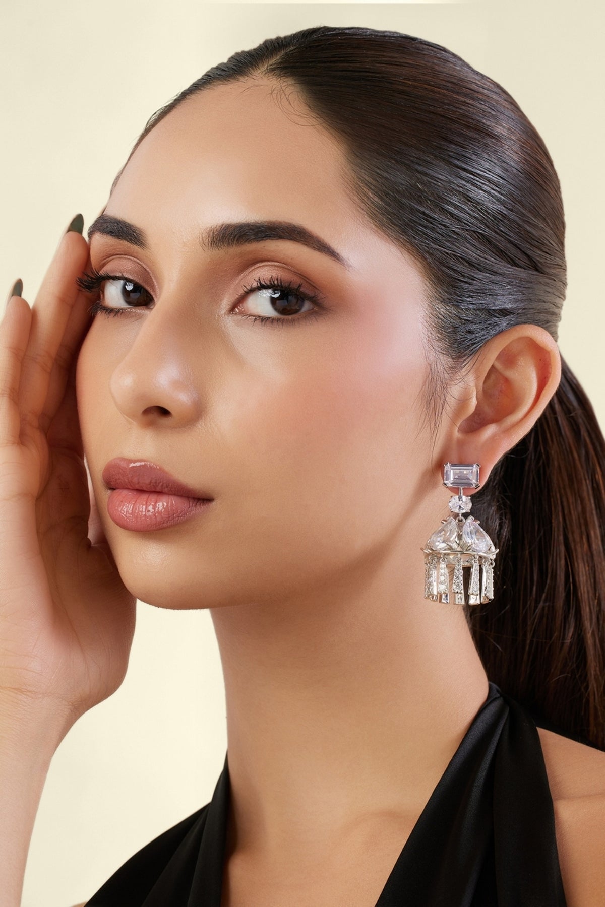 Noblesse Diamante Botox Jhumkas