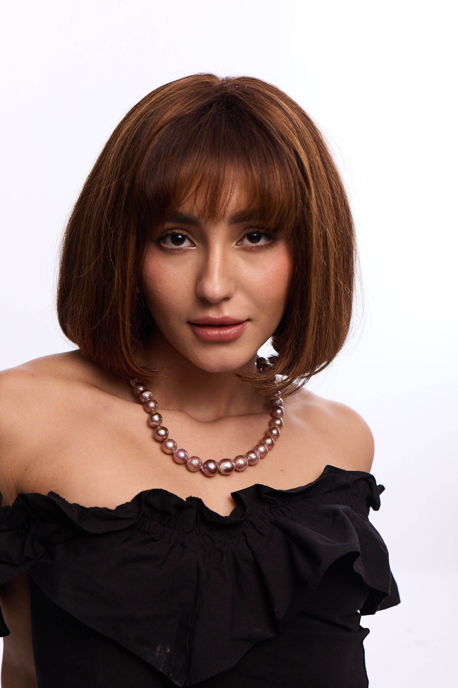 Baroque Pearl Single - Brown