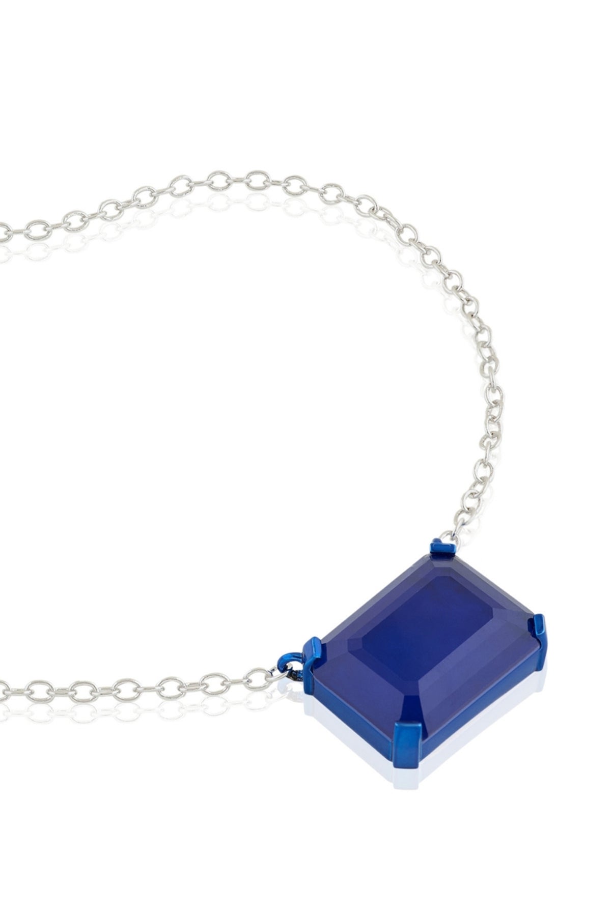 Sapphire Botox Pendant Necklace