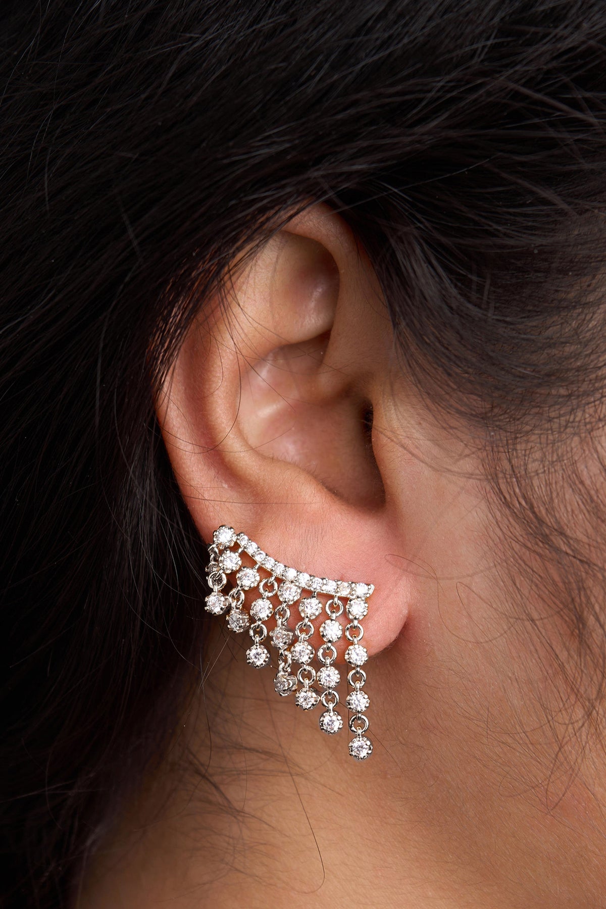 Gold Ambre Earrings
