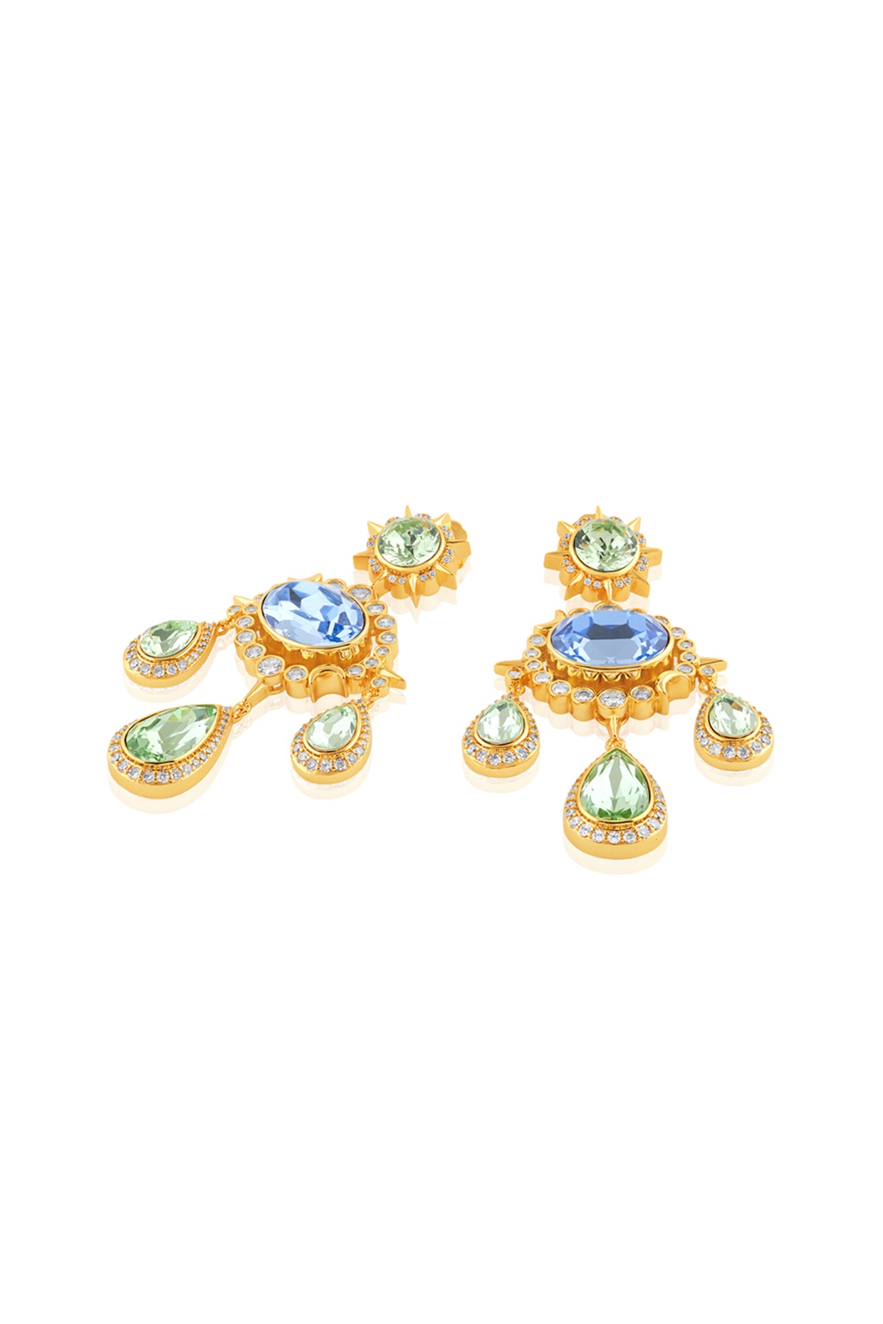 The High Priestess Danglers 18kt Gold Plated
