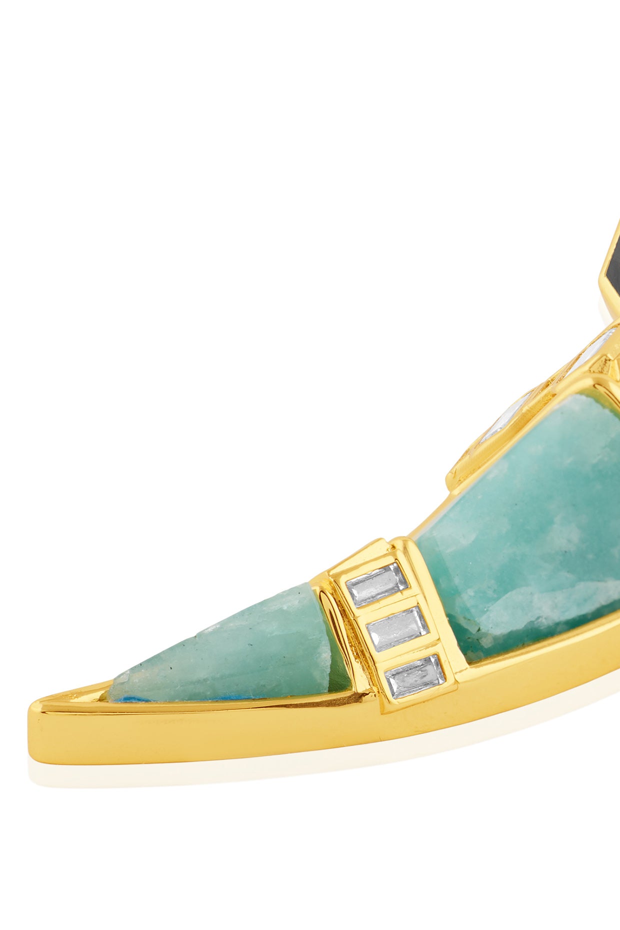 Daggera Statement Danglers 18kt Gold Plated