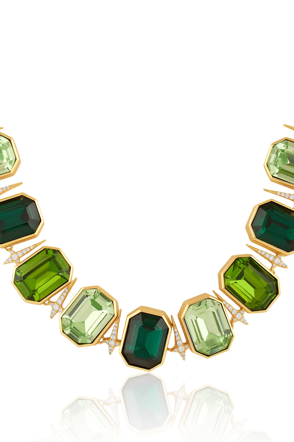 Sonali's Columbian Fantasy Necklace In 18Kt Gold Plated