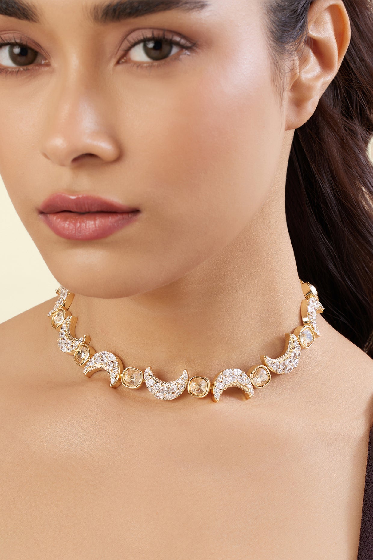 Hinu's Charm Lucky Necklace In 18Kt Gold Plated