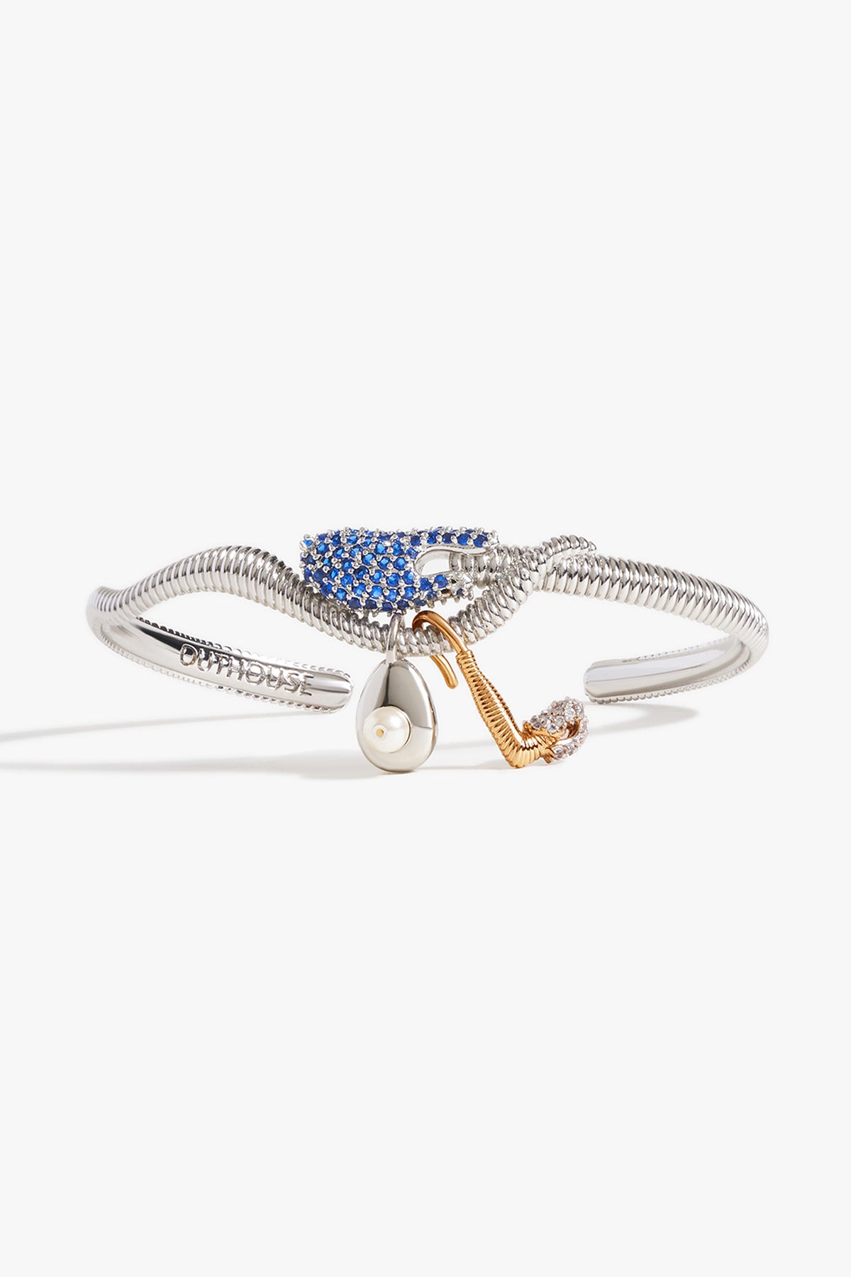 KOKO Alphabet Cuff in Peridot Green