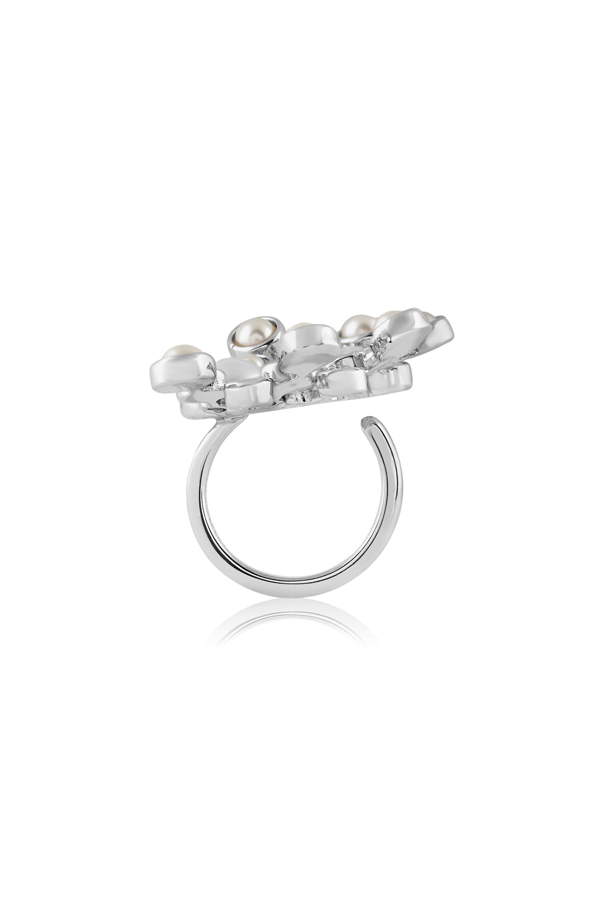 Modern Maharani Stackable Ring 18Kt Gold Plated