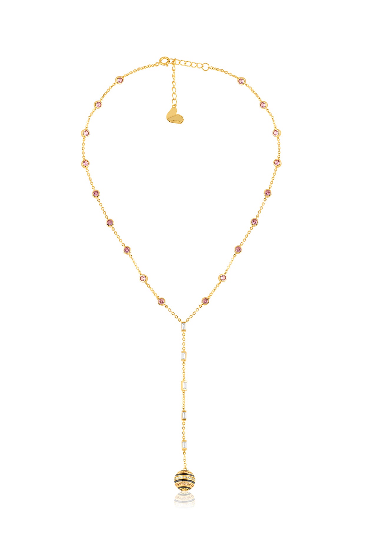 Evoka Y Necklace In 18Kt Gold Plated